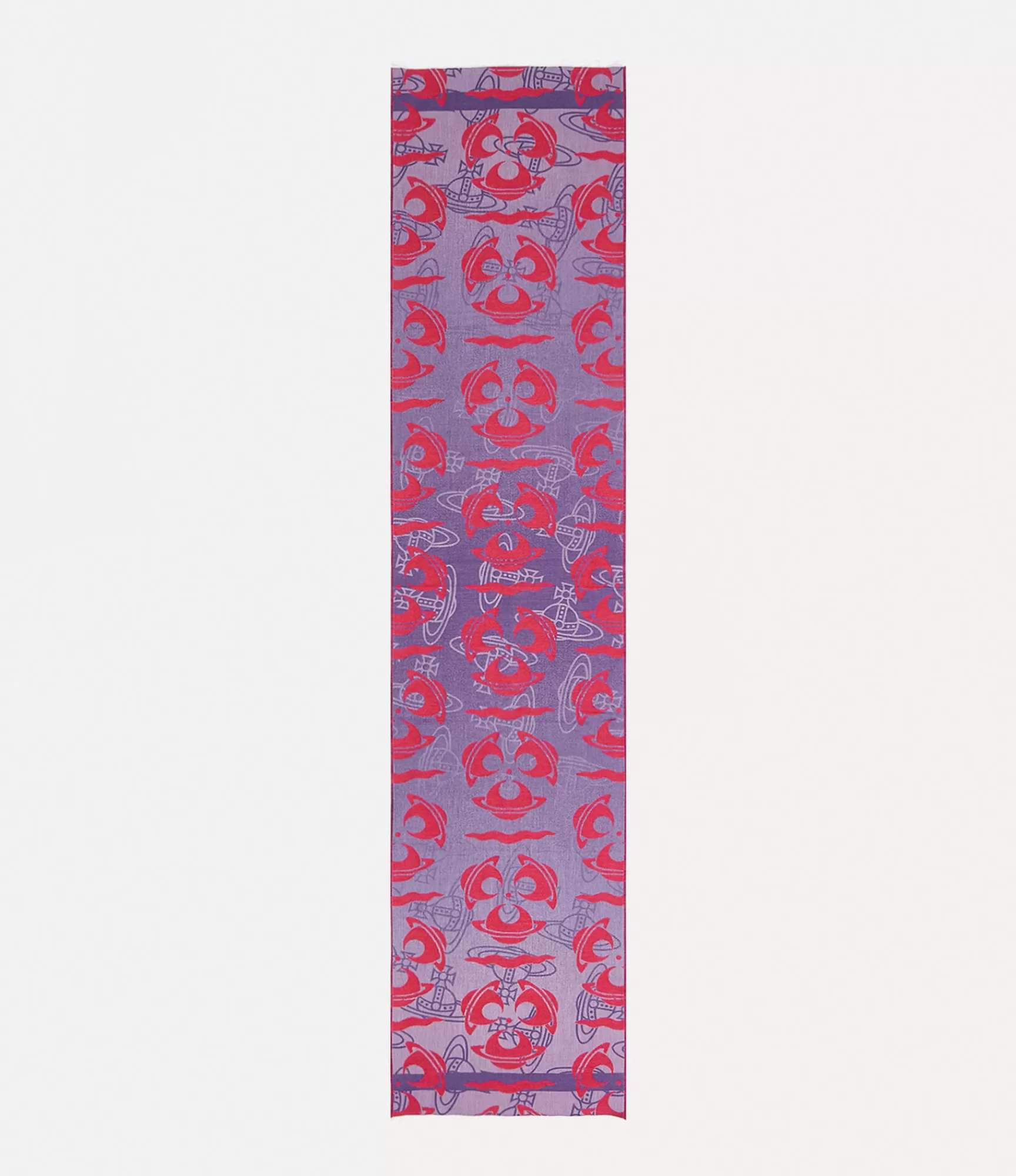 Vivienne Westwood Scarves and Ponchos*35x190 parade orb scarf Violet