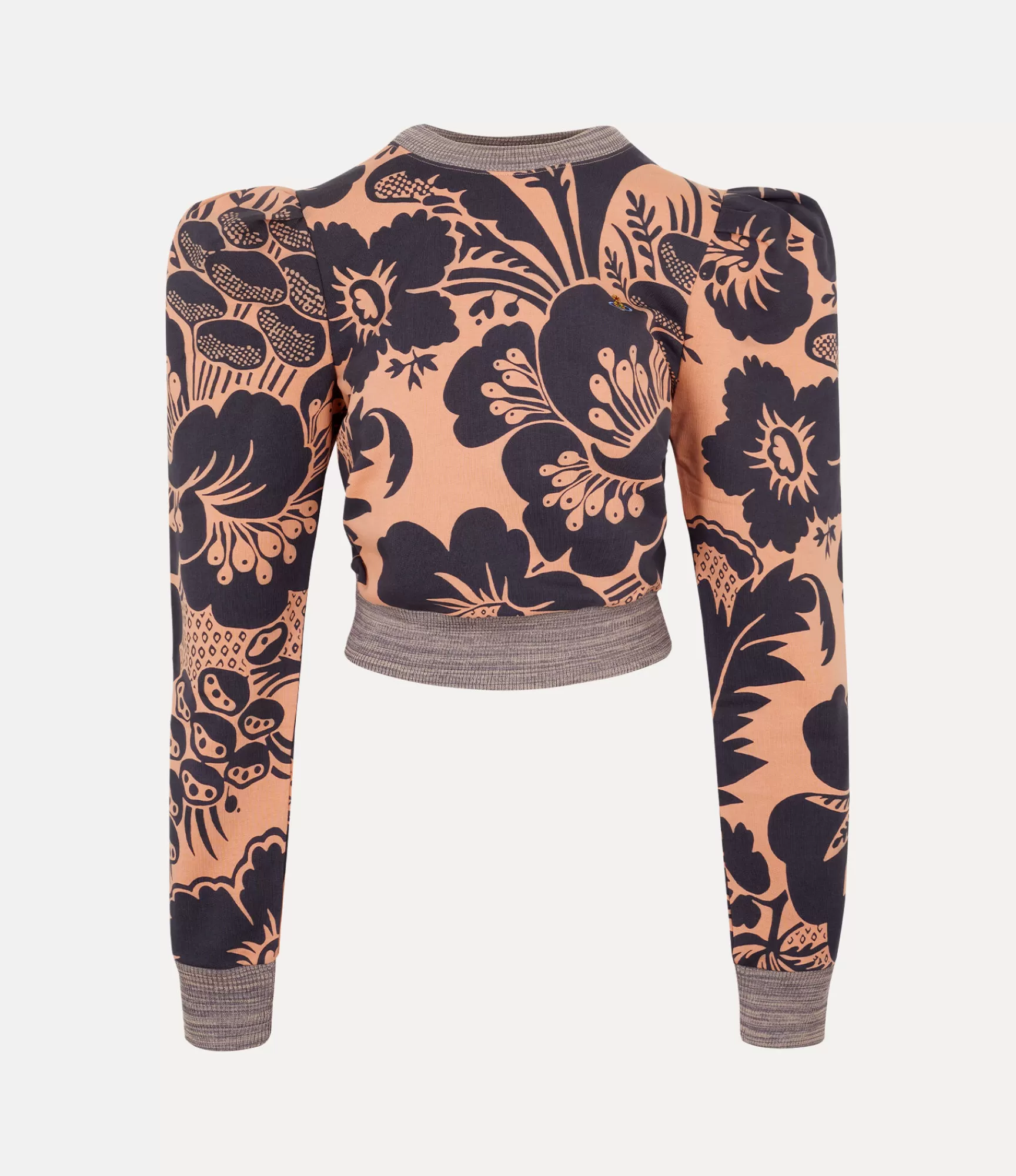 Vivienne Westwood Sweatshirts and T-Shirts*Aramis sweatshirt Mandarin/grey Flower