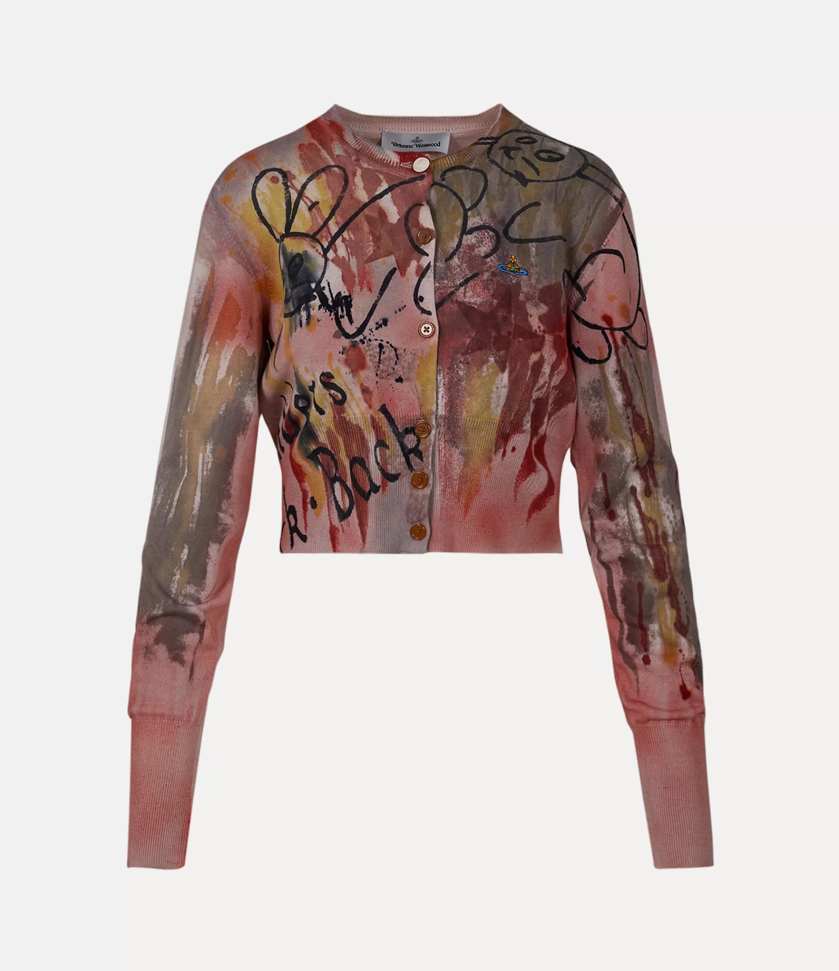 Vivienne Westwood Knitwear*Artist cardi Multi