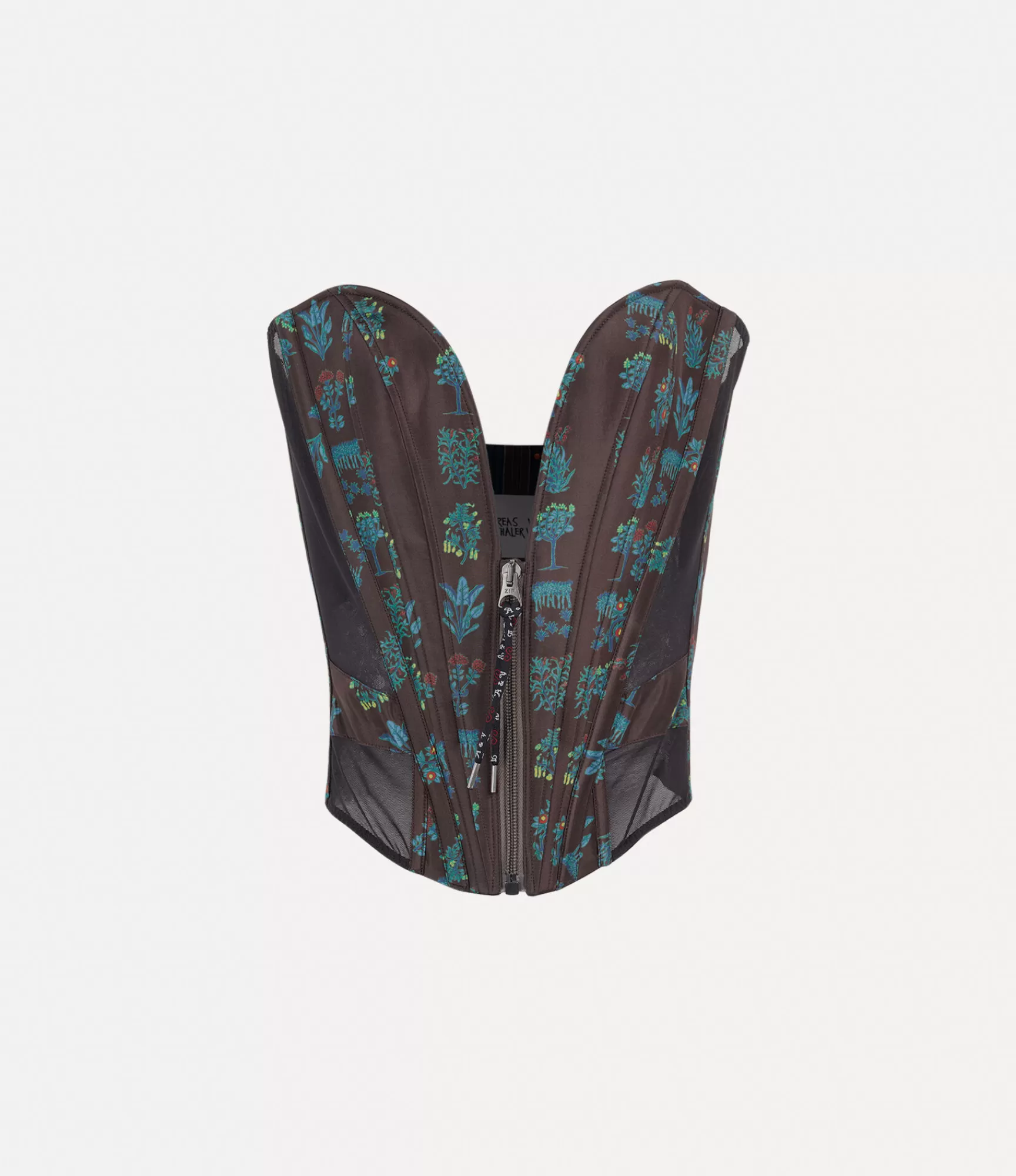 Vivienne Westwood Corsets*Audrey corset Brown/ Blue Flower