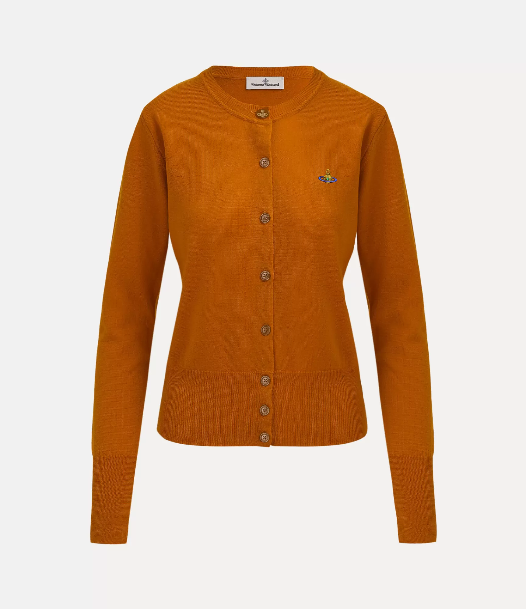 Vivienne Westwood Knitwear*Bea cardigan Burnt Orange