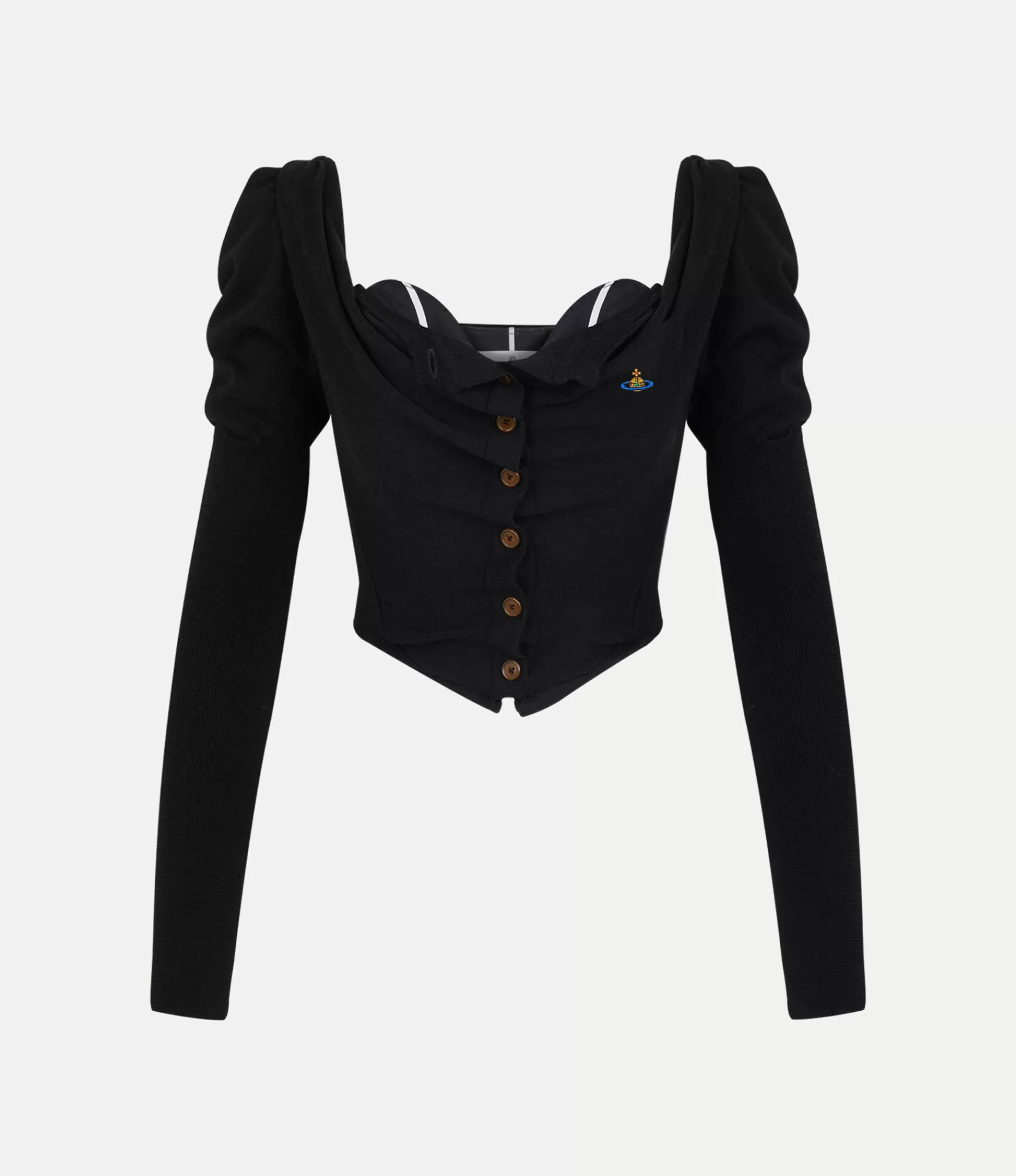 Vivienne Westwood Knitwear | Corsets*Bea corset cardi Black