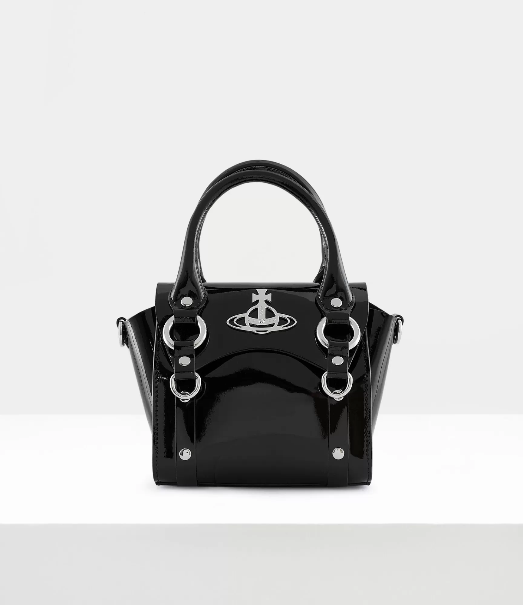 Vivienne Westwood Handbags*Betty mini handbag with chain Black