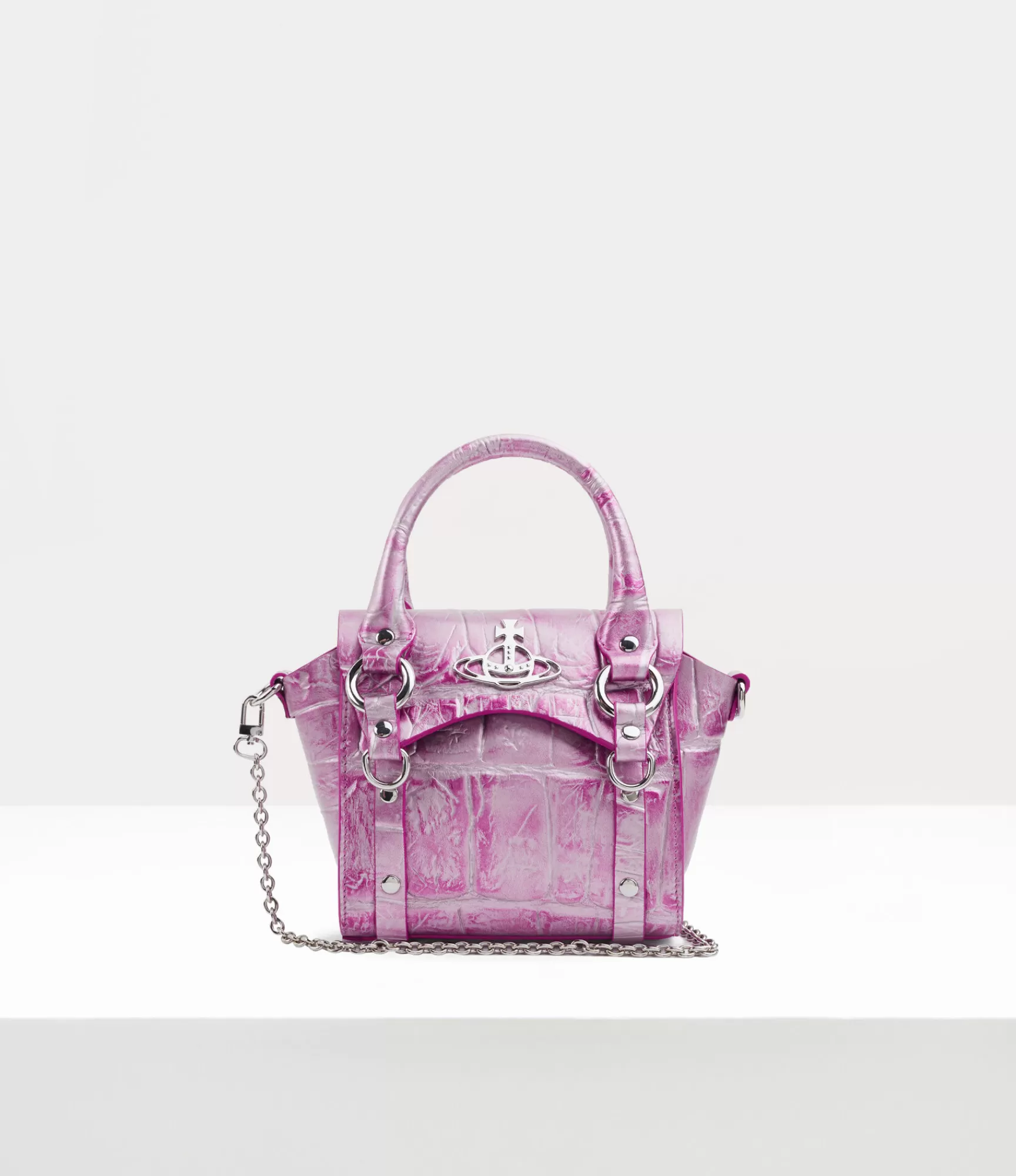 Vivienne Westwood Handbags*Betty mini handbag with chain Pink