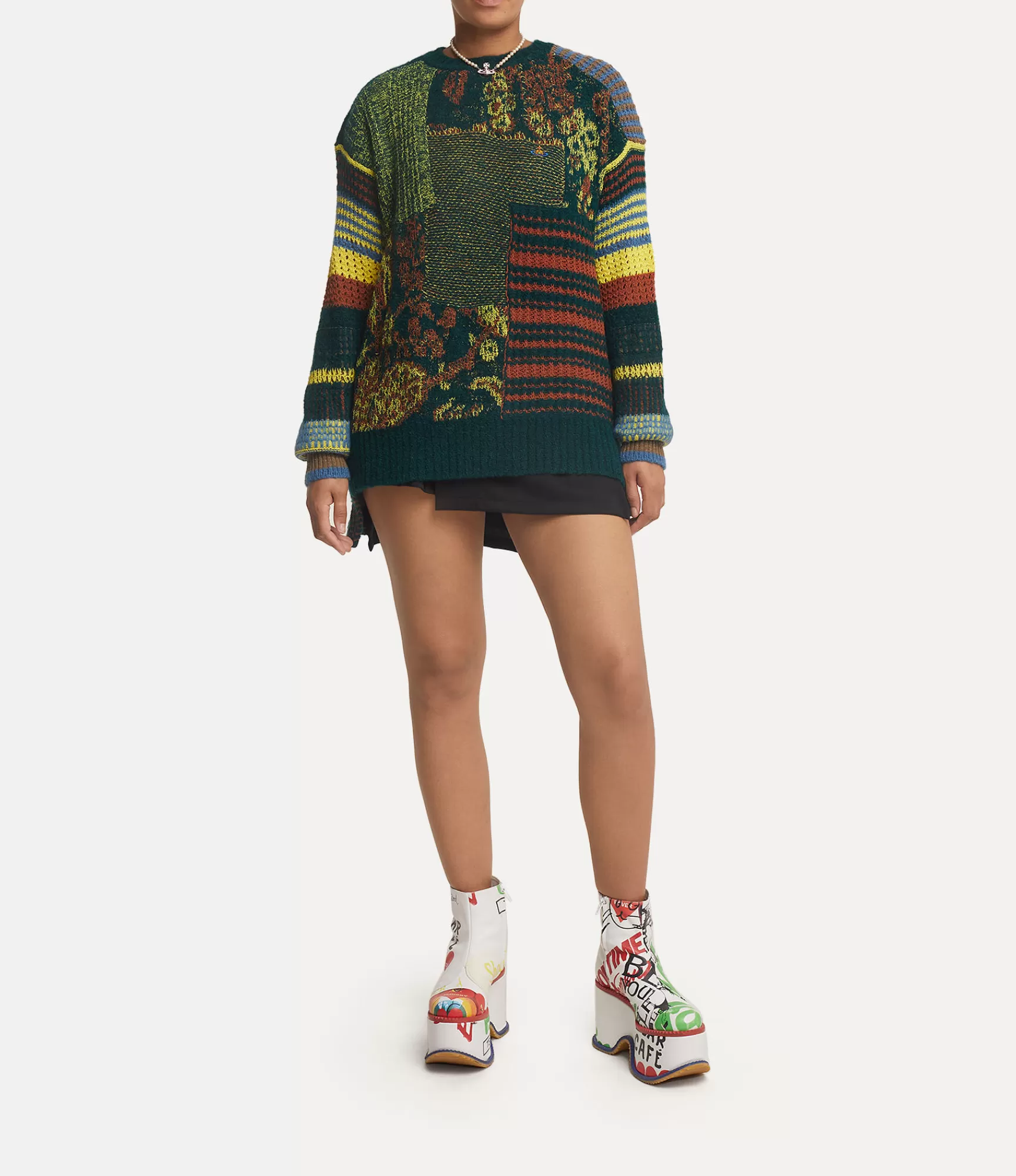 Vivienne Westwood Knitwear*Blurry jumper Multi