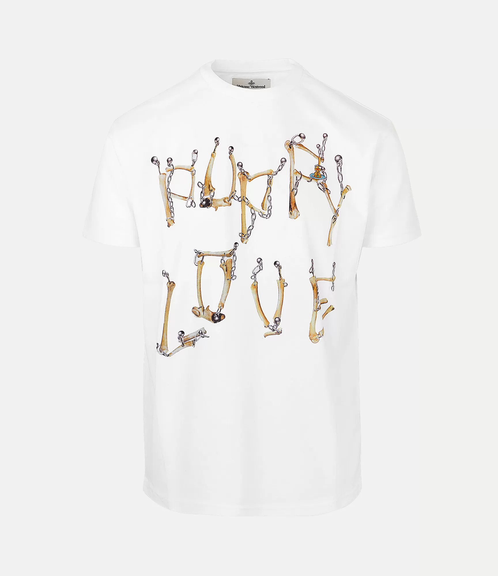 Vivienne Westwood T-Shirts and Polos | Sweatshirts and T-Shirts*Bones 'n chain classic tshirt White