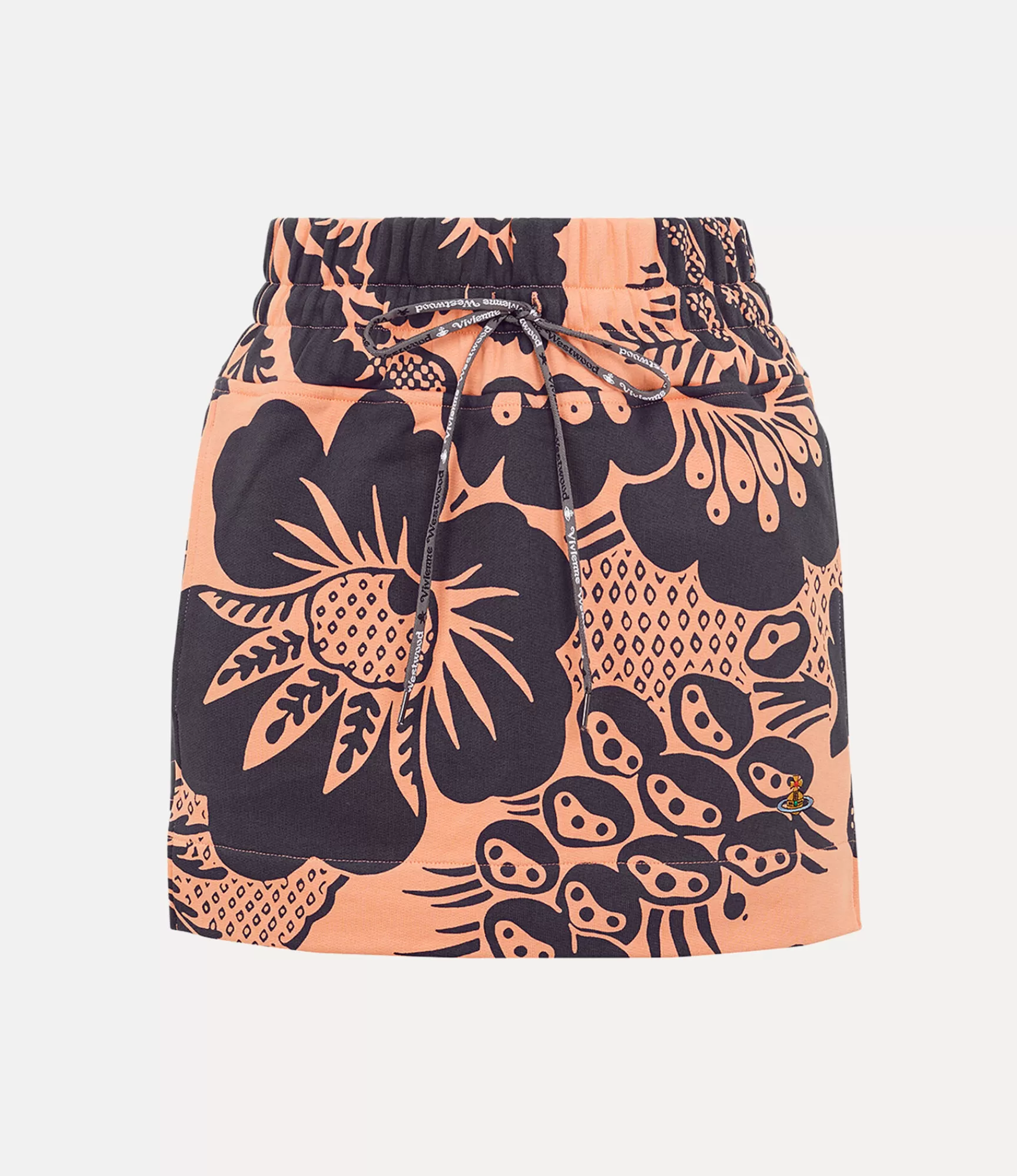 Vivienne Westwood Skirts*Boxer mini skirt Mandarin/grey Flower