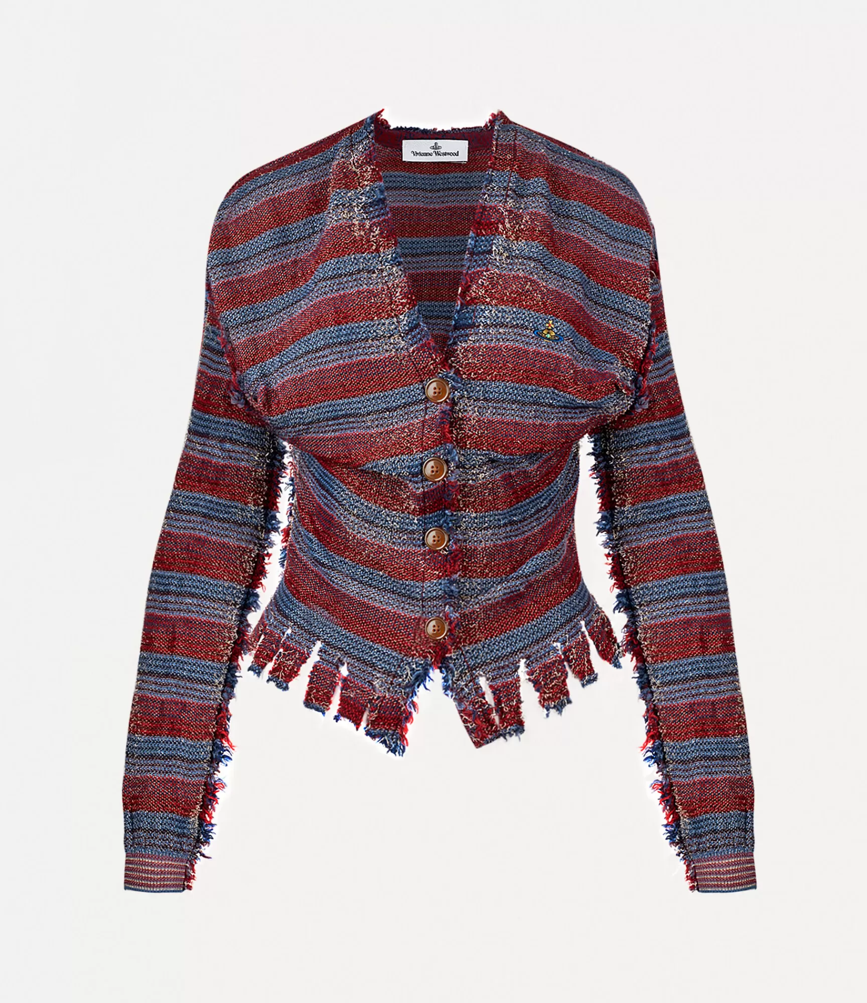 Vivienne Westwood Coats and Jackets*Broken stitch jacket Stripes Gold Metal