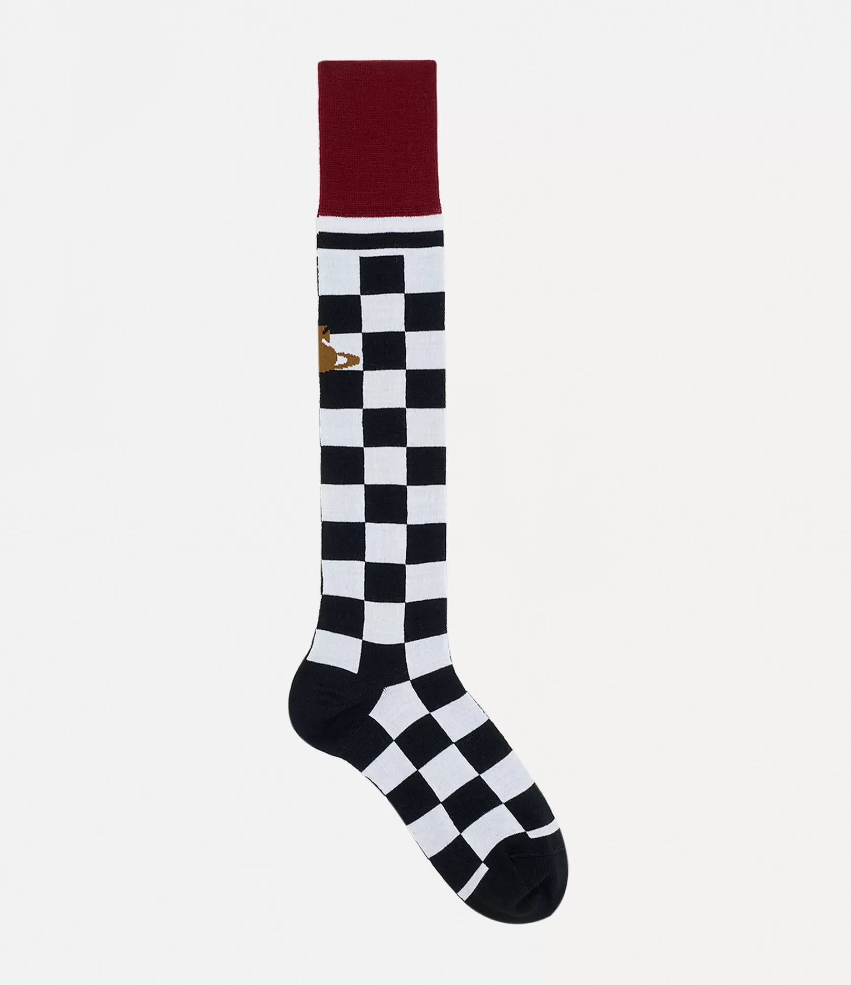 Vivienne Westwood Socks | Socks and Tights*Check high sock Black