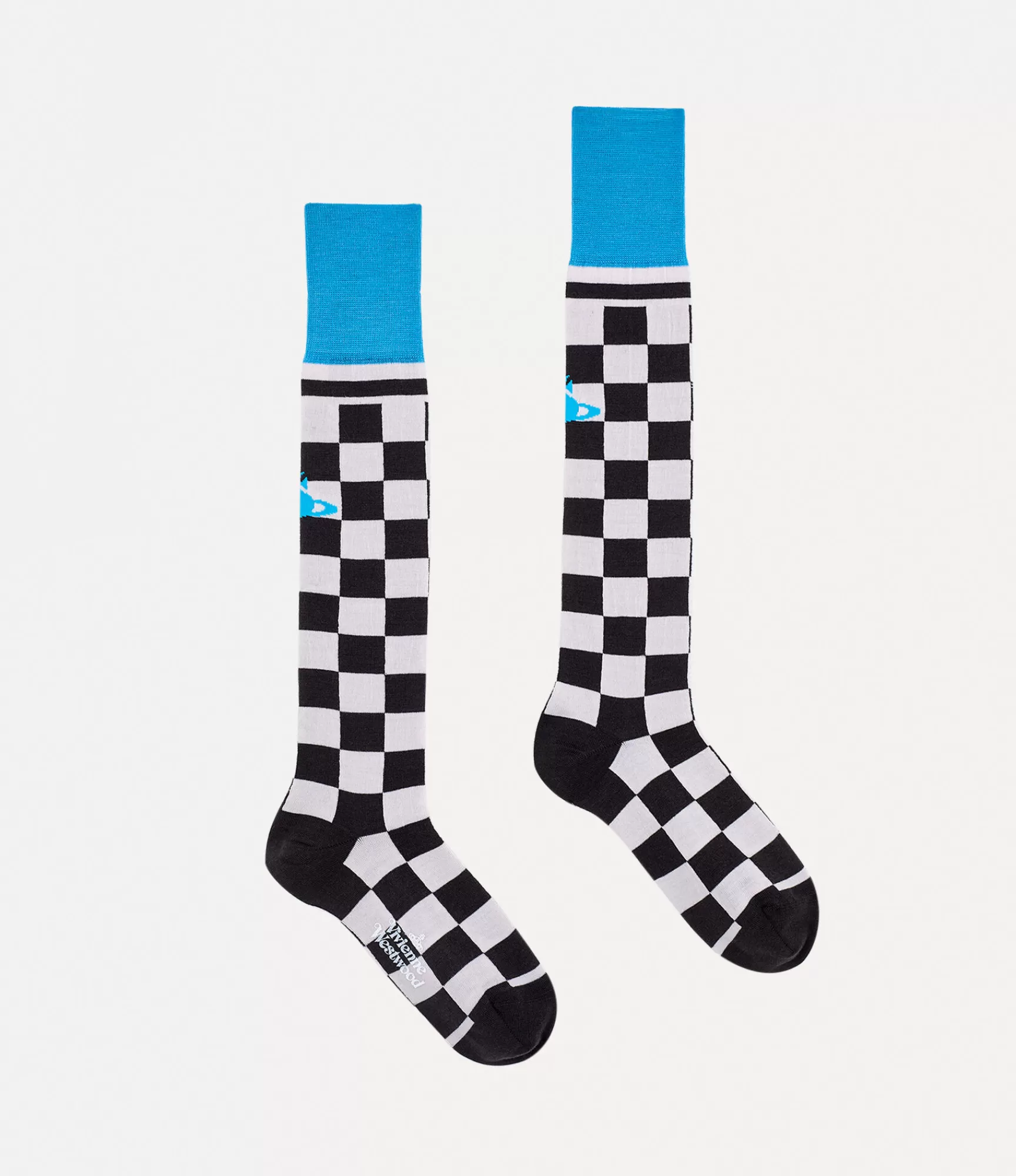 Vivienne Westwood Socks | Socks and Tights*Check high sock Pink