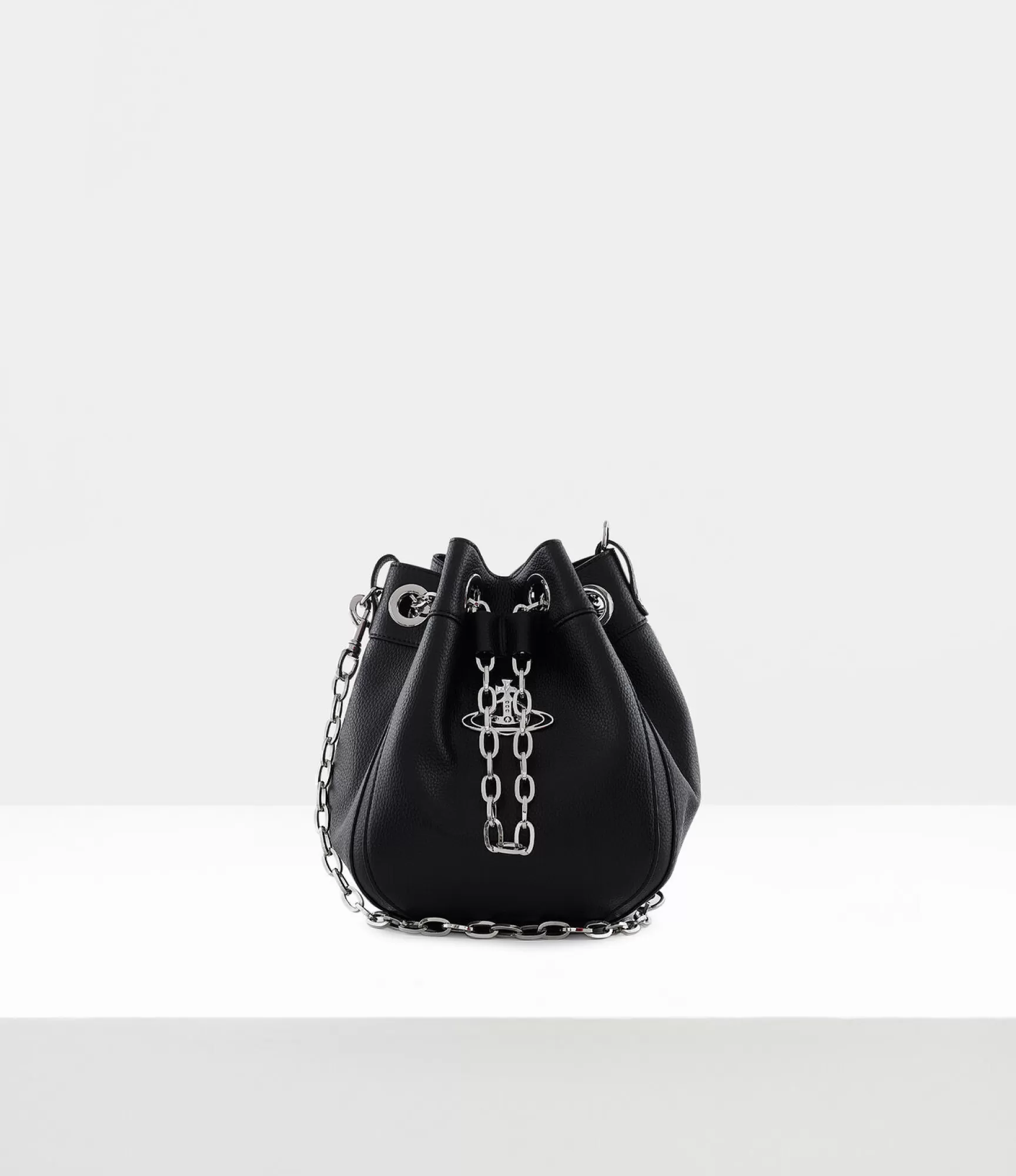 Vivienne Westwood Handbags*Chrissy medium bucket bag Black