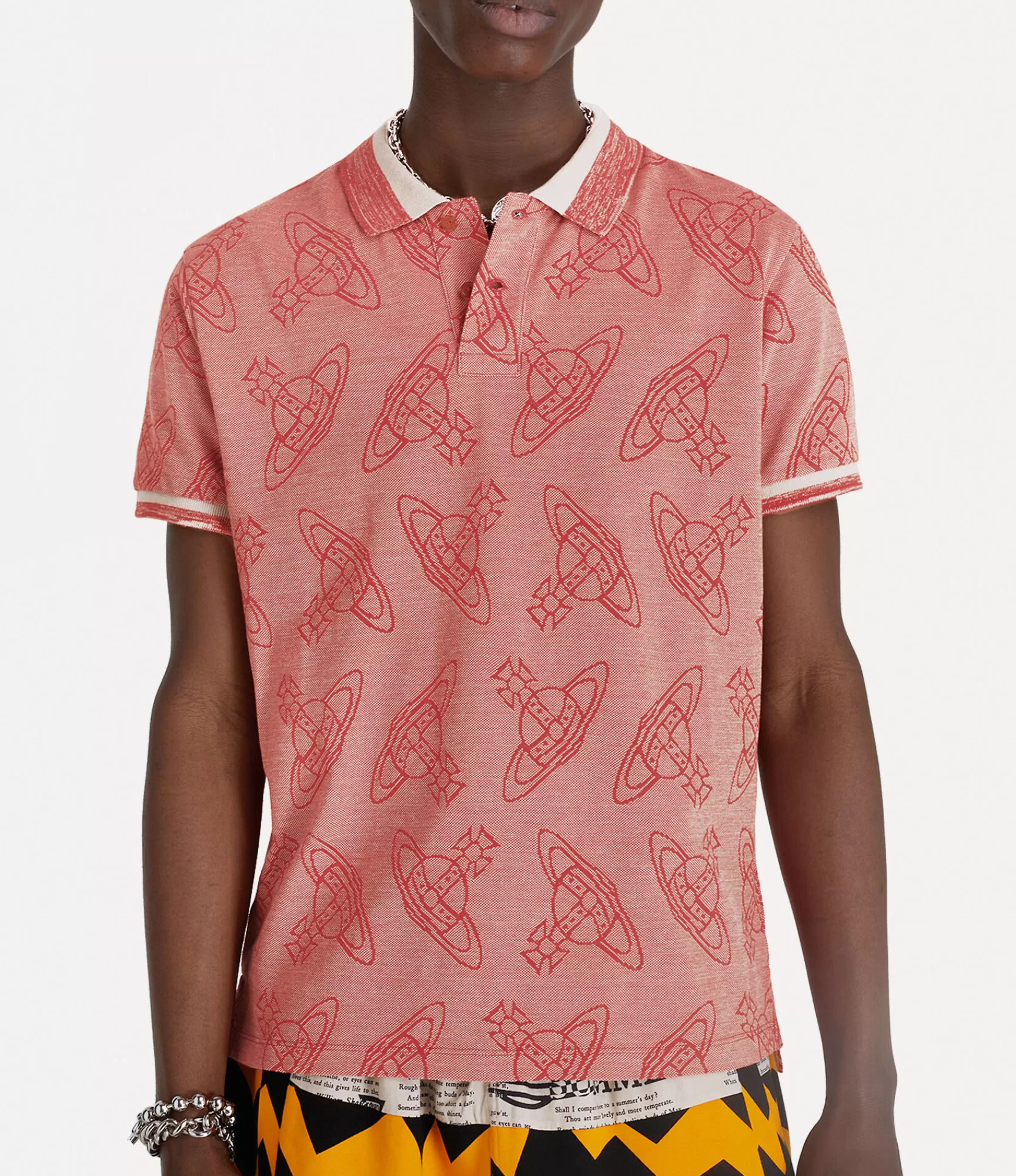 Vivienne Westwood T-Shirts and Polos*Classic polo Moonlight/red