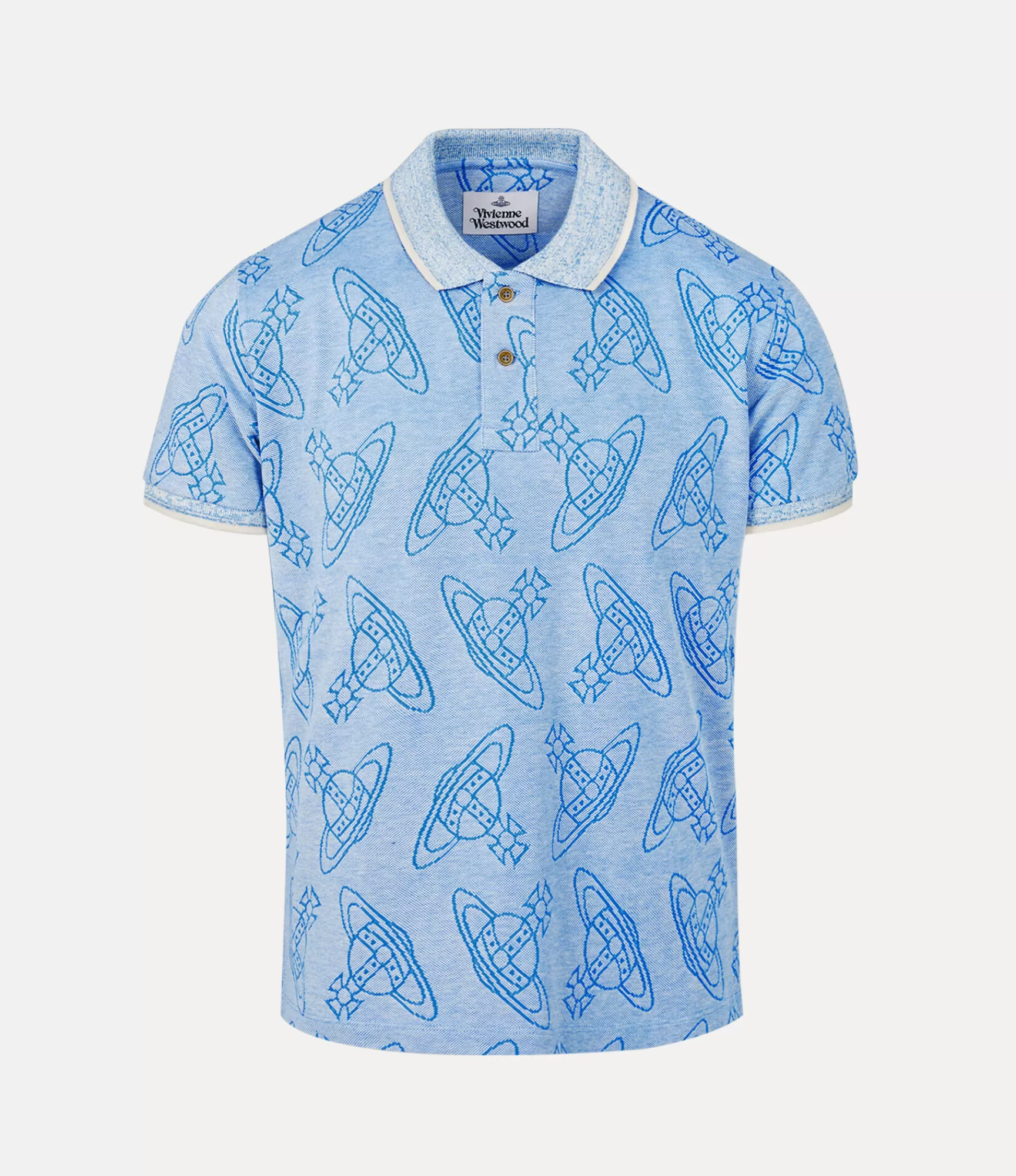 Vivienne Westwood T-Shirts and Polos*Classic polo Cream / Blue