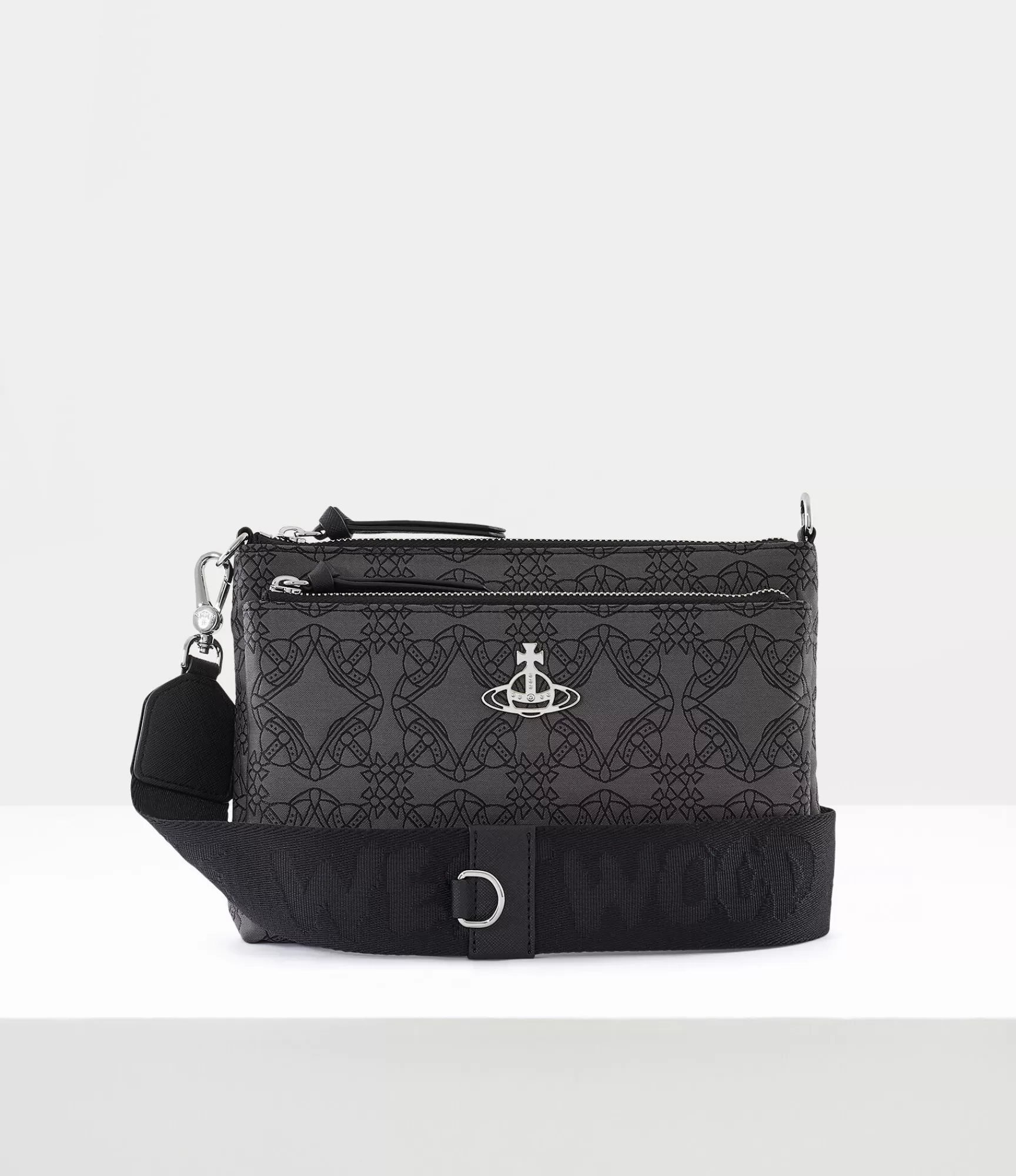 Vivienne Westwood Crossbody Bags*Db pouch crossbody Black / Grey