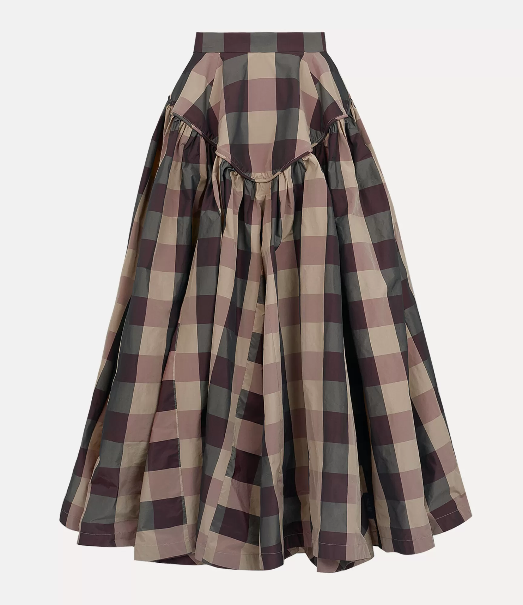 Vivienne Westwood Skirts*Dirndl skirt Burgundy Check