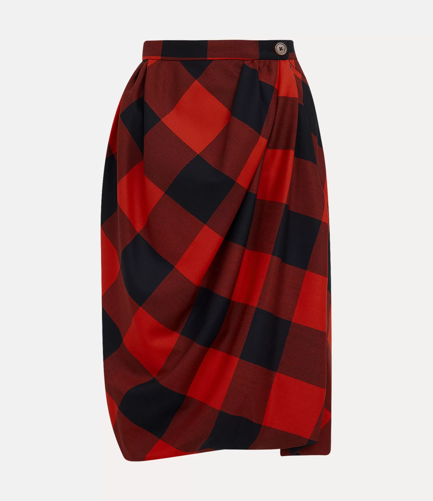 Vivienne Westwood Skirts*Drunken drape skirt Red/black