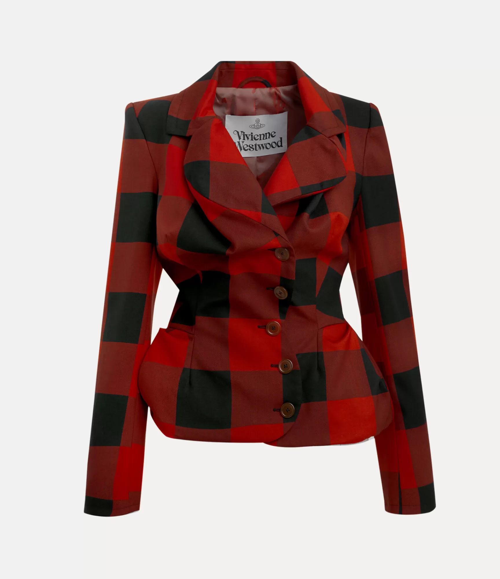 Vivienne Westwood Coats and Jackets*Drunken tailored jacket Red/black