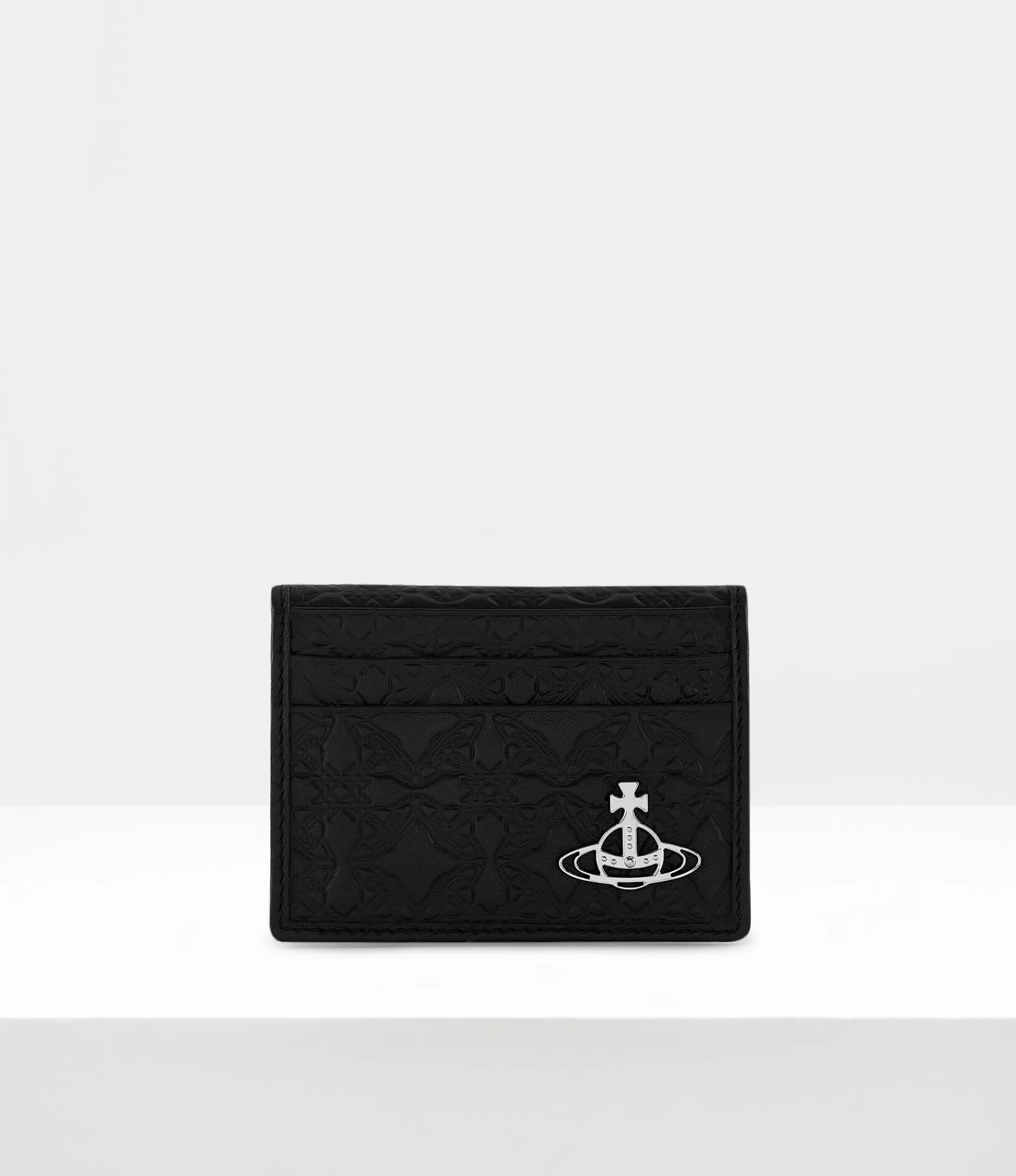 Vivienne Westwood Wallets*Embossed man card holder Black