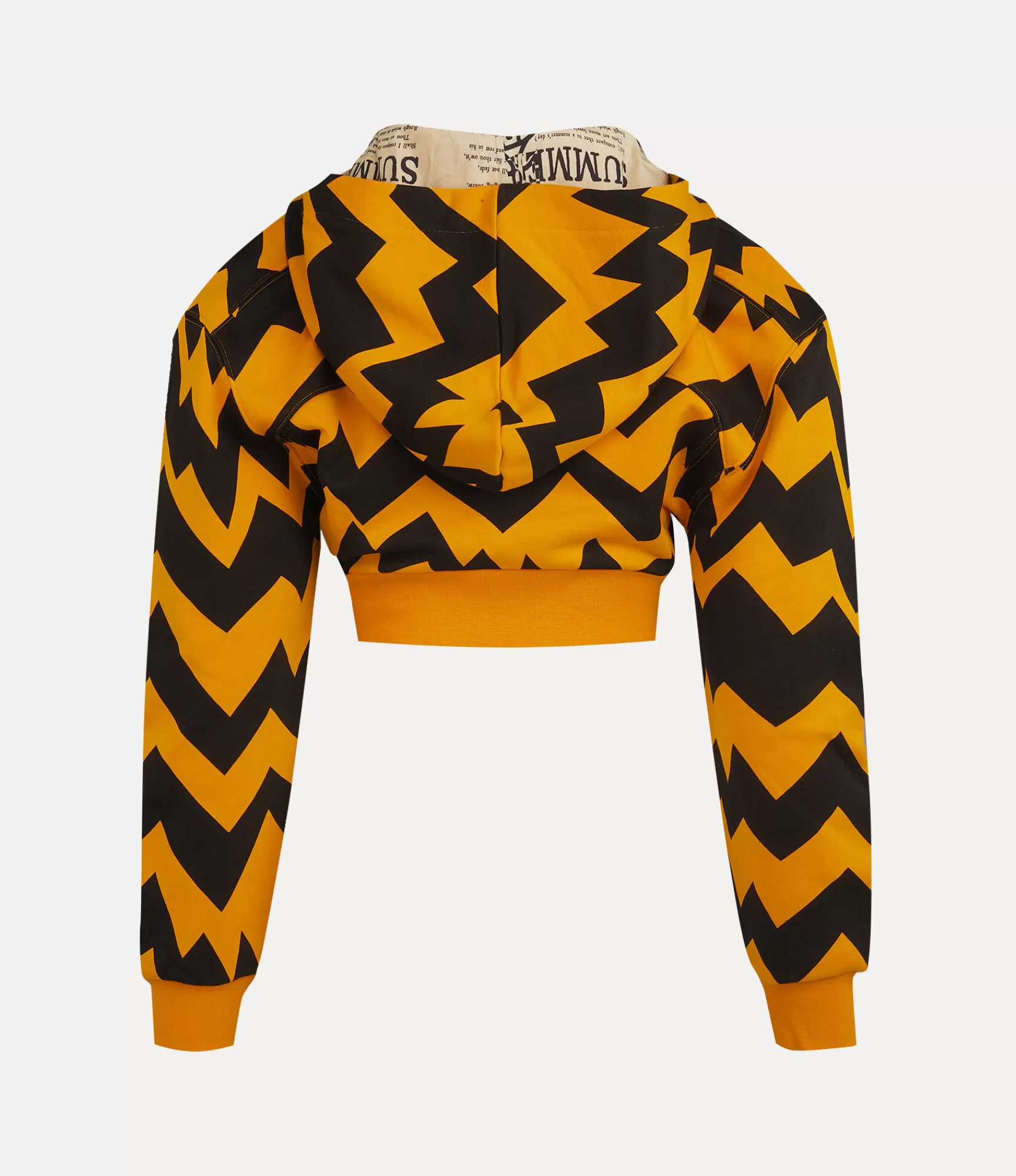 Vivienne Westwood Sweatshirts and T-Shirts*Football cropped hoodie Zig Zag