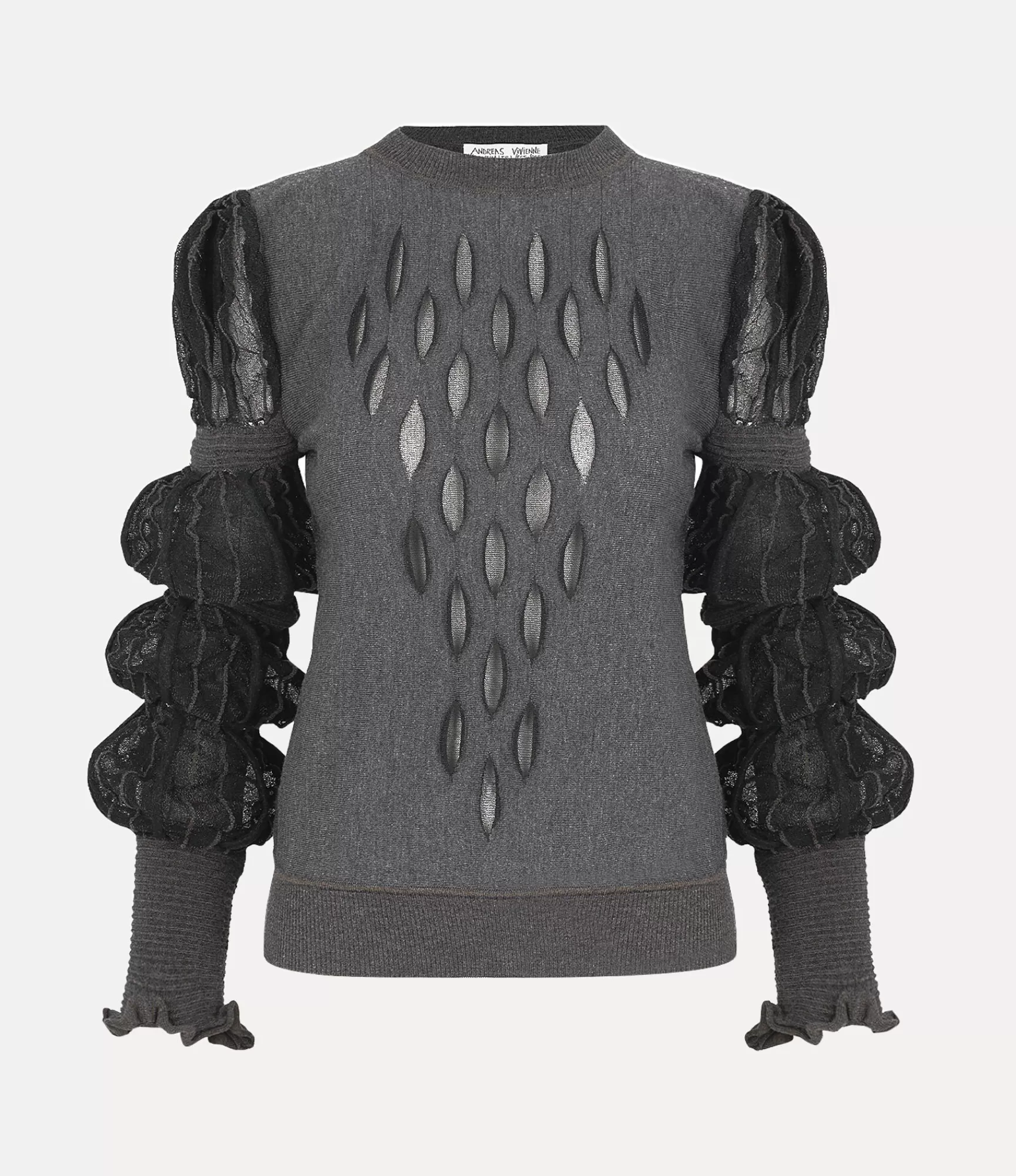 Vivienne Westwood Tops and Shirts*Gabriella top Charcoal/black Lurex