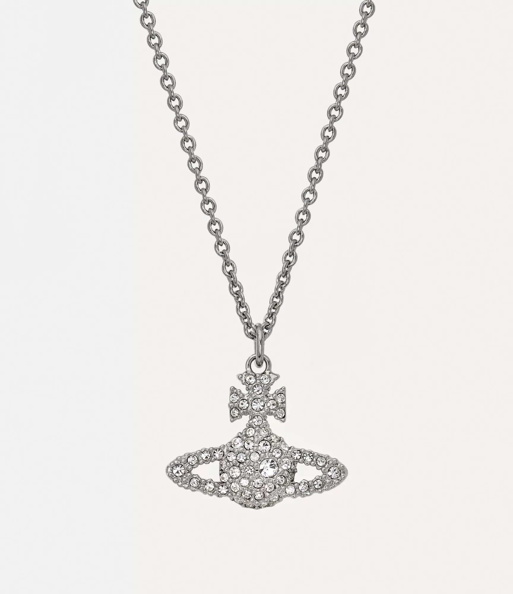 Vivienne Westwood Necklaces*GRACE BAS RELIEF PENDANT Silver