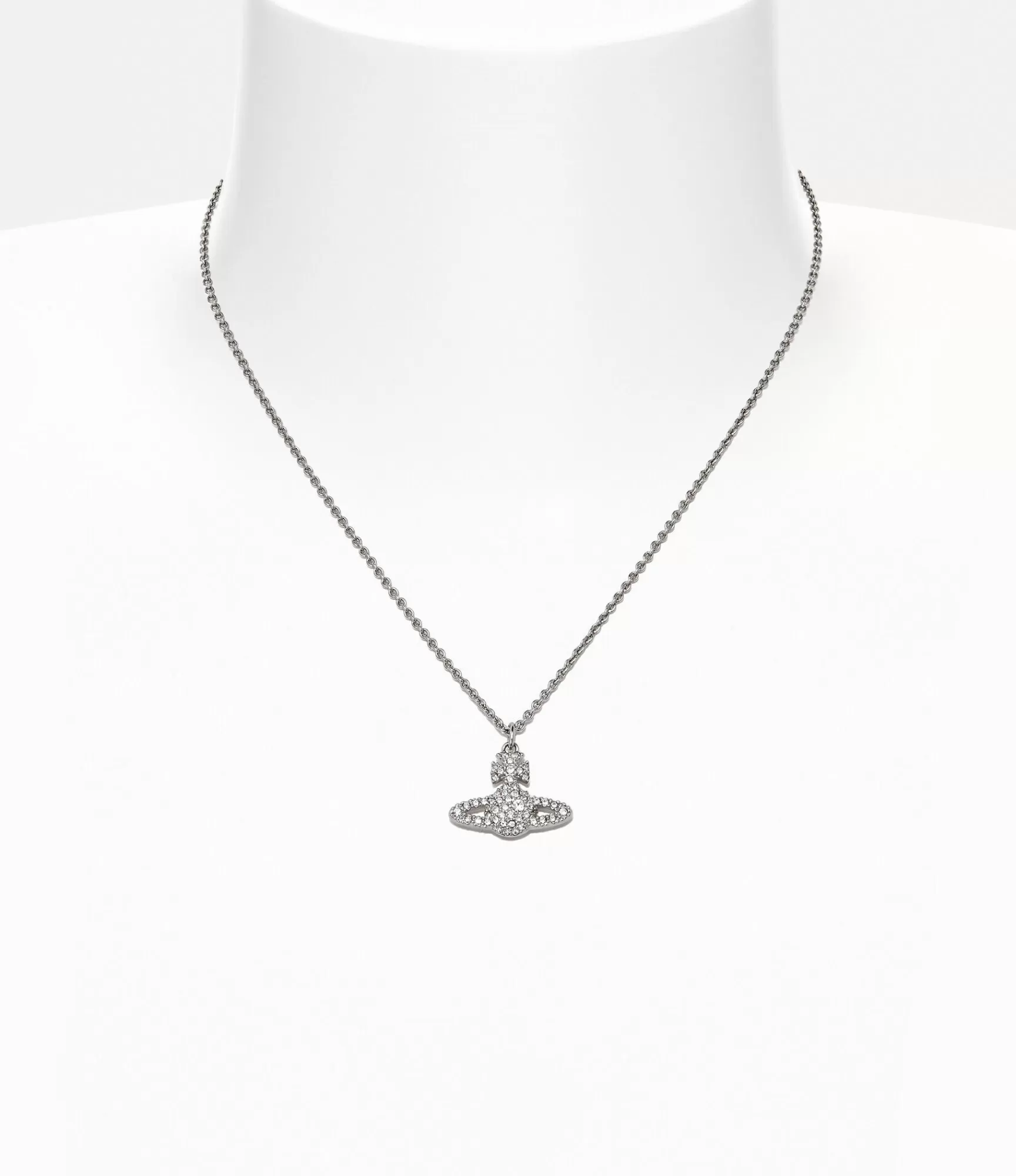 Vivienne Westwood Necklaces*GRACE BAS RELIEF PENDANT Silver