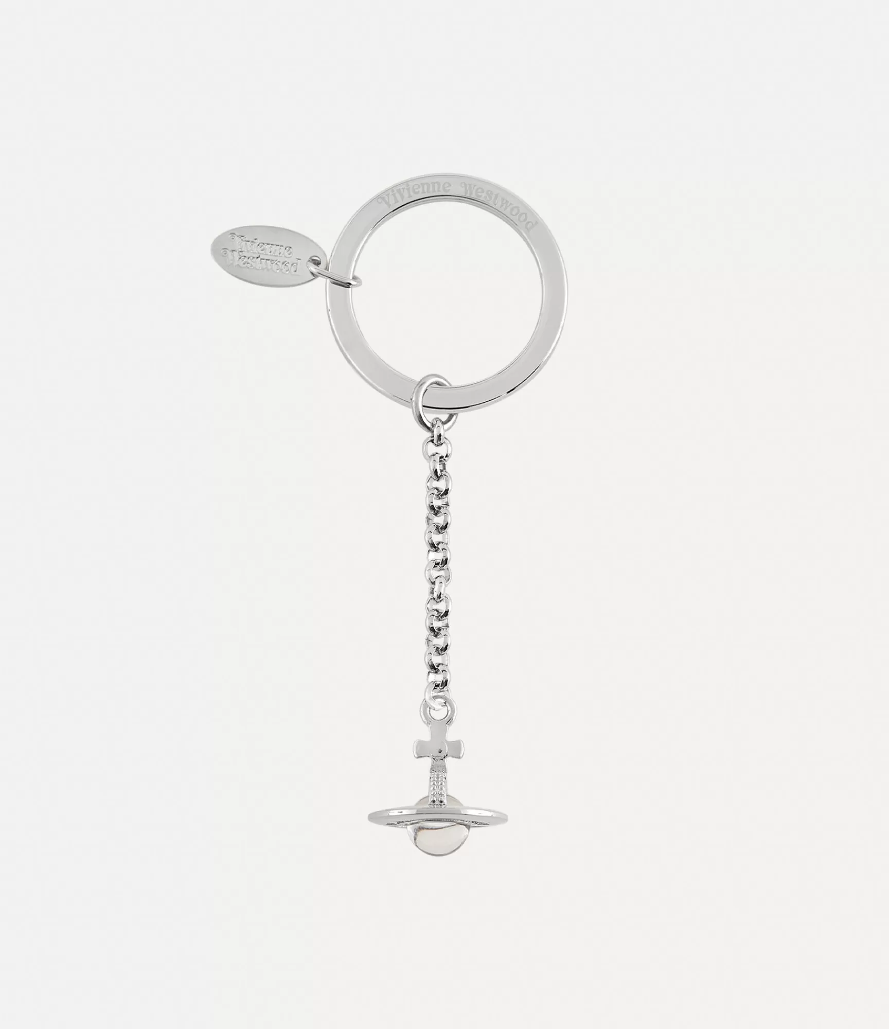 Vivienne Westwood Keyrings*Hanging orb keyring Silver