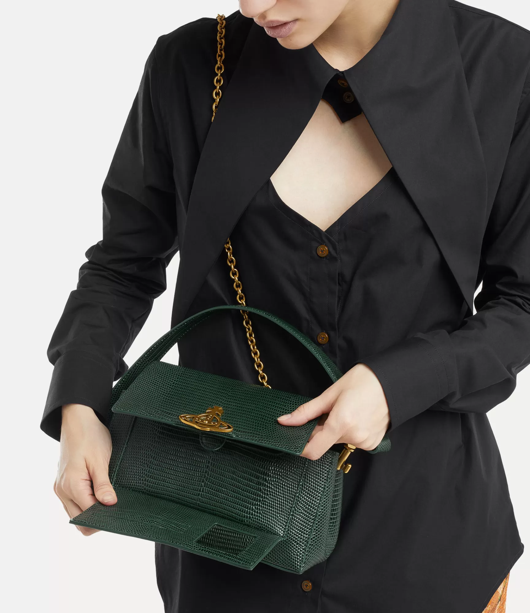 Vivienne Westwood Handbags*Hazel medium handbag Green