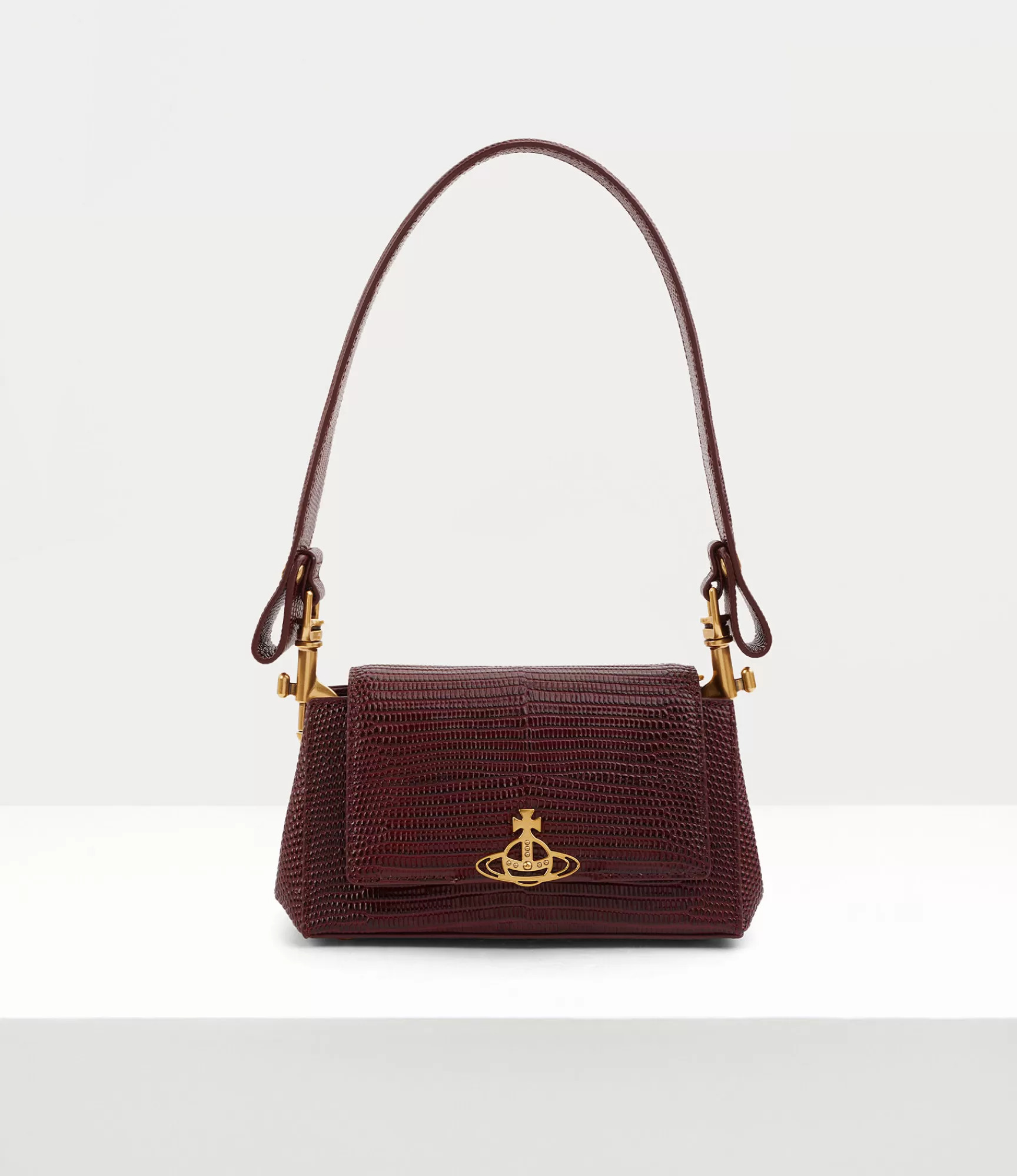 Vivienne Westwood Handbags*Hazel small handbag Burgundy