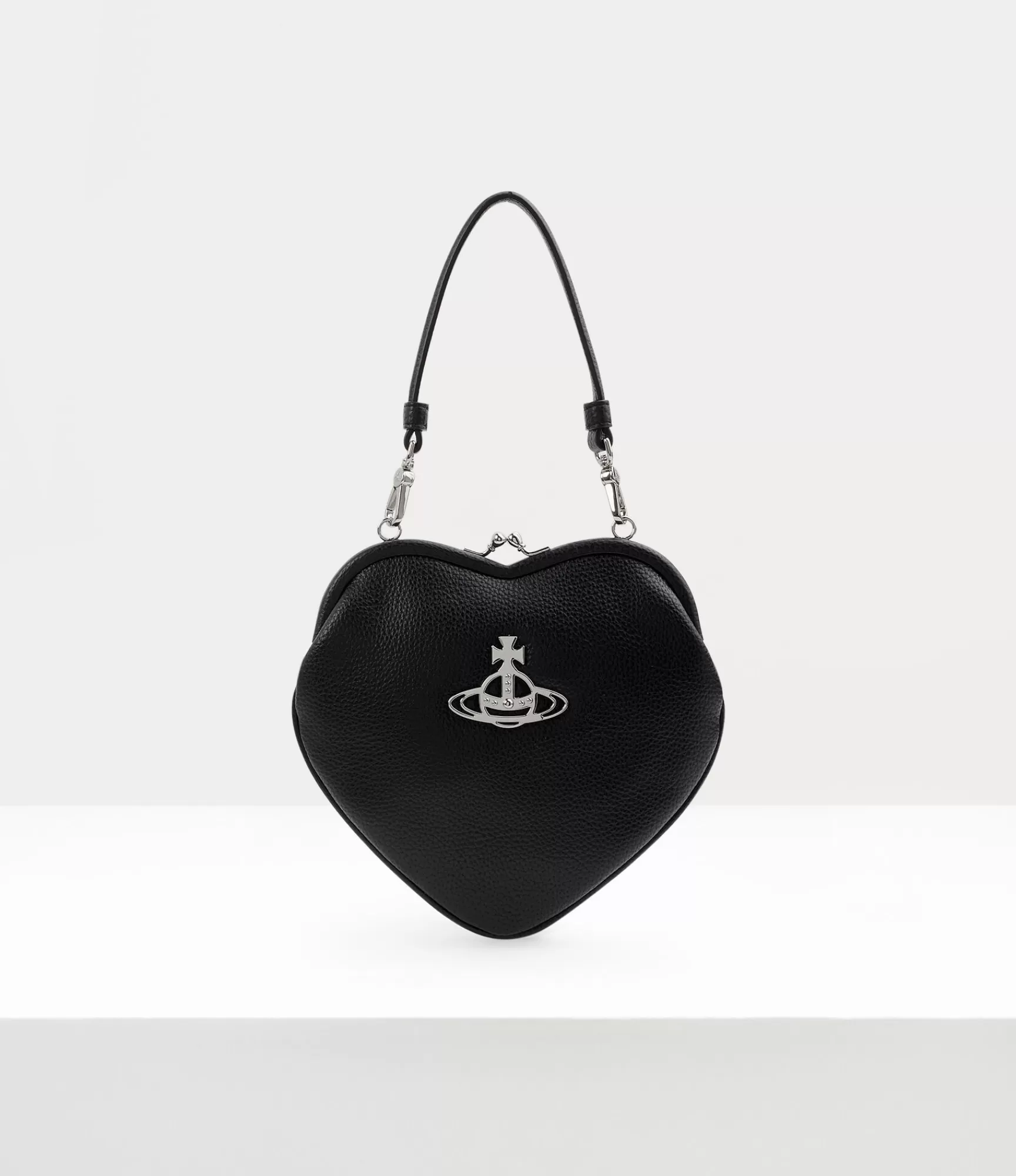 Vivienne Westwood Handbags*Heart frame purse Black