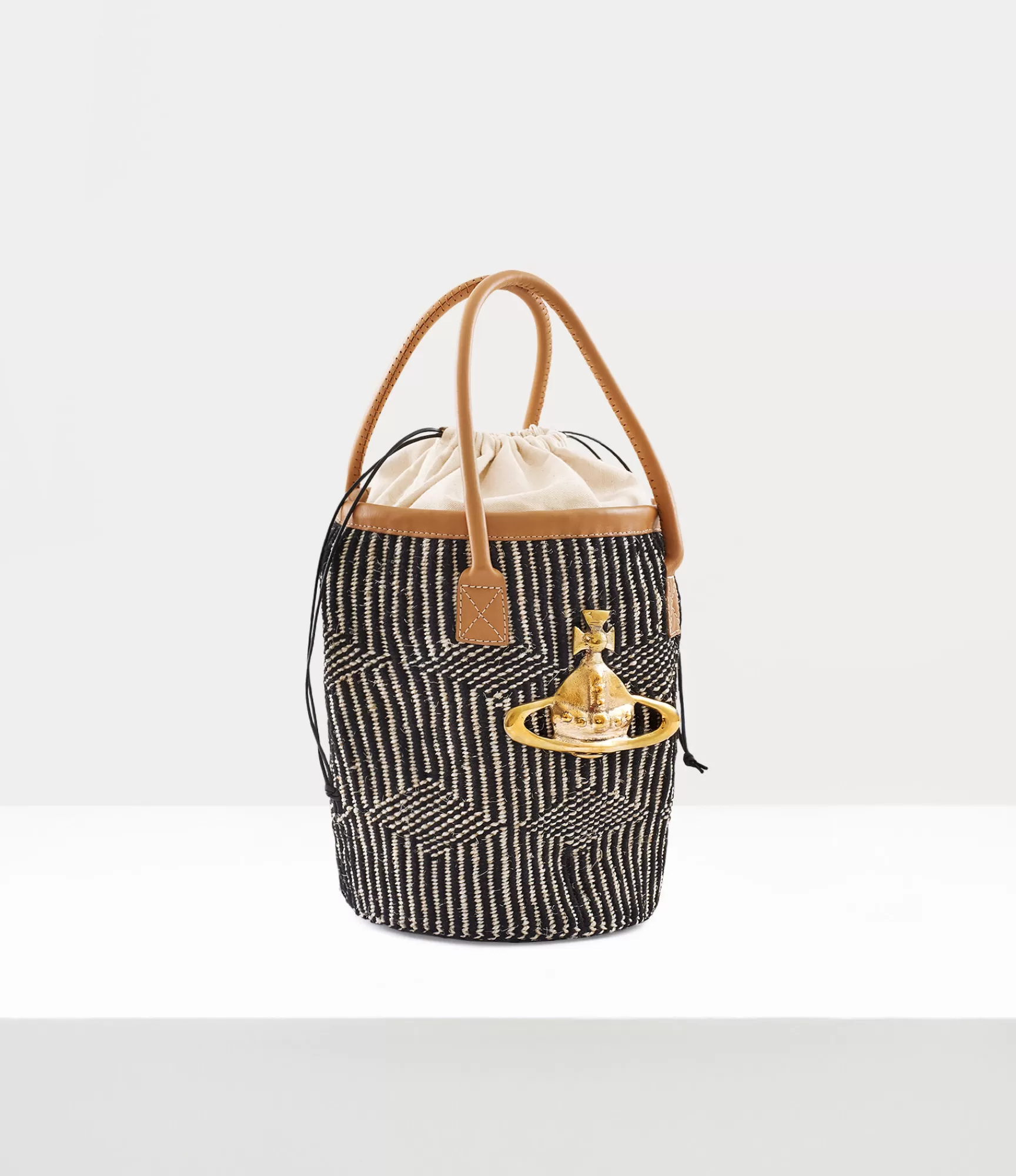 Vivienne Westwood Handbags*Jane basket bag Black/white