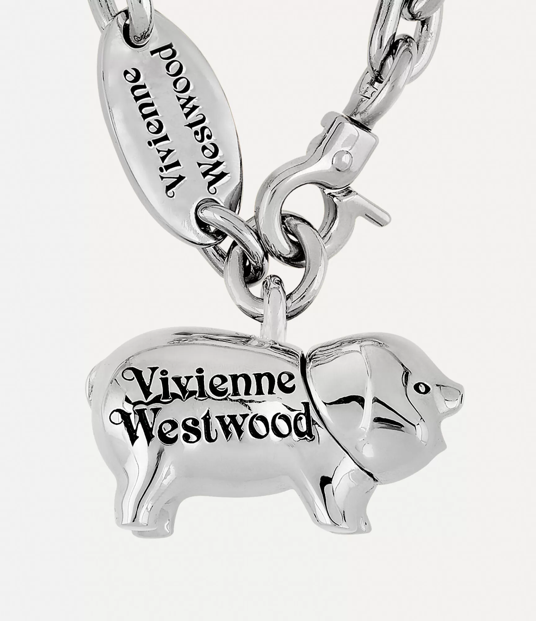 Vivienne Westwood Necklaces*Juanita necklace Platinum / Black Patina