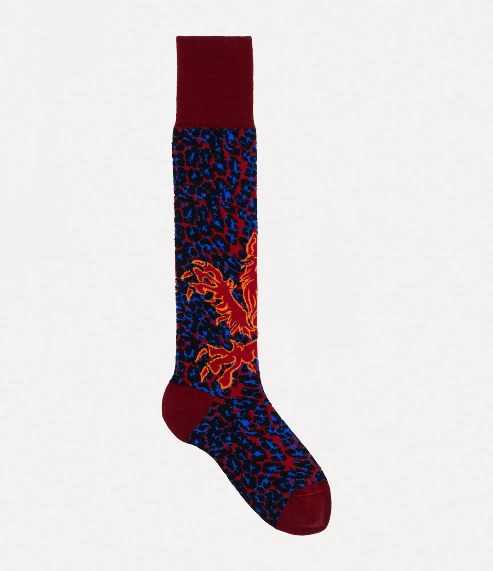 Vivienne Westwood Socks | Socks and Tights*Leopard high sock Claret