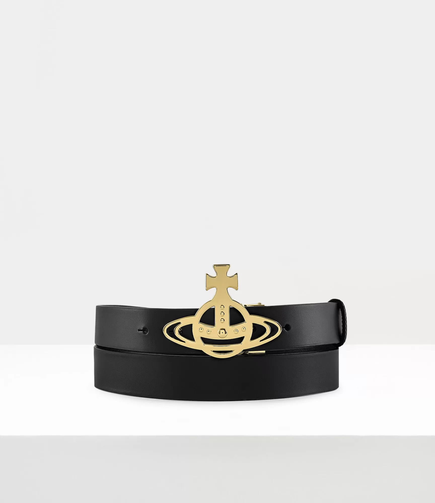 Vivienne Westwood Belts and Harnesses*Line orb buckle / light gold Black