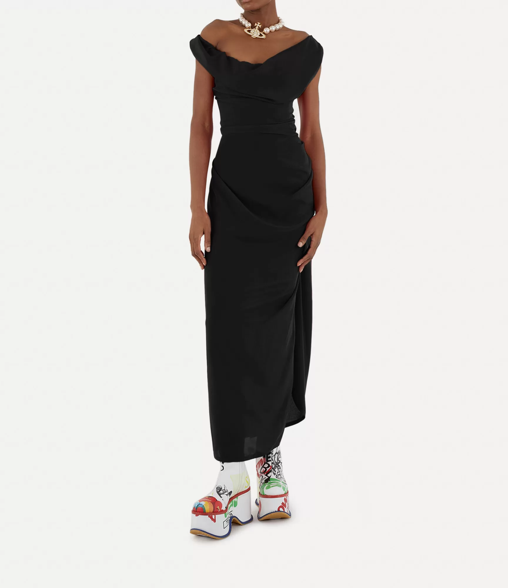 Vivienne Westwood Dresses*Long ginnie pencil dress Black