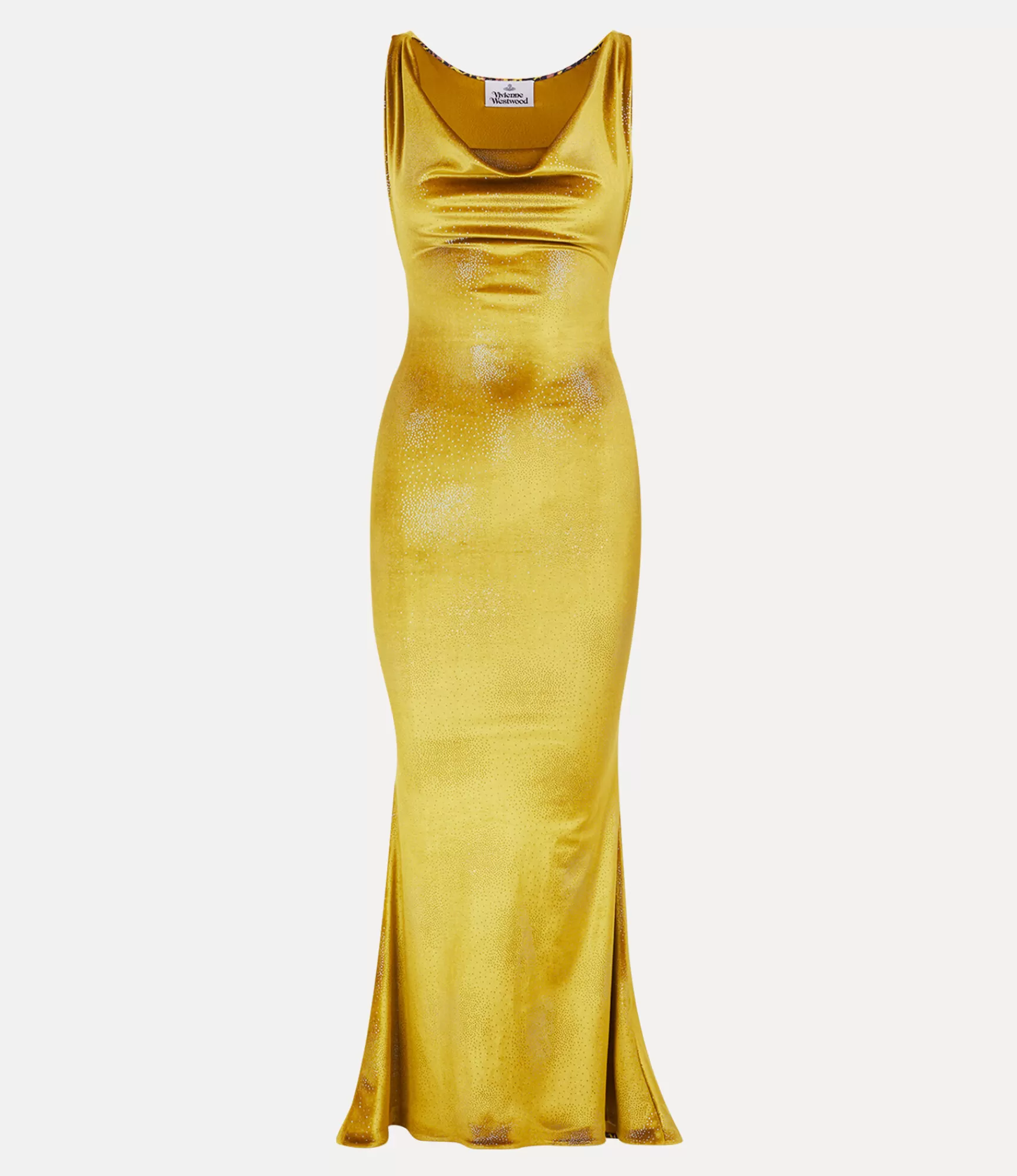 Vivienne Westwood Dresses*Long liz jersey dress Gold