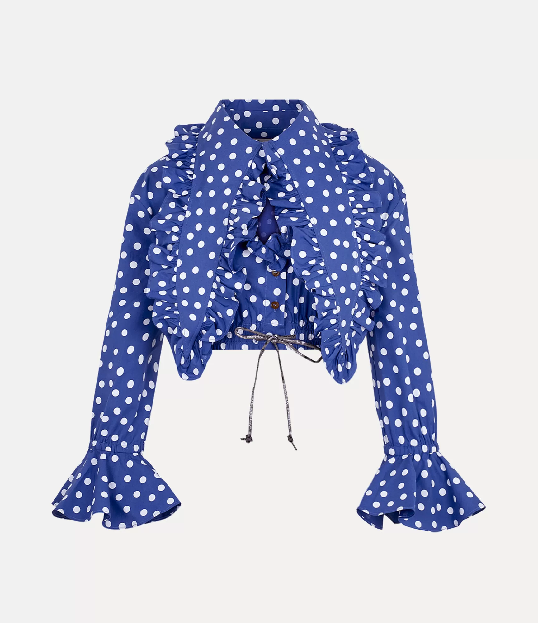 Vivienne Westwood Tops and Shirts*Ls cropped heart shirt Polka Dots