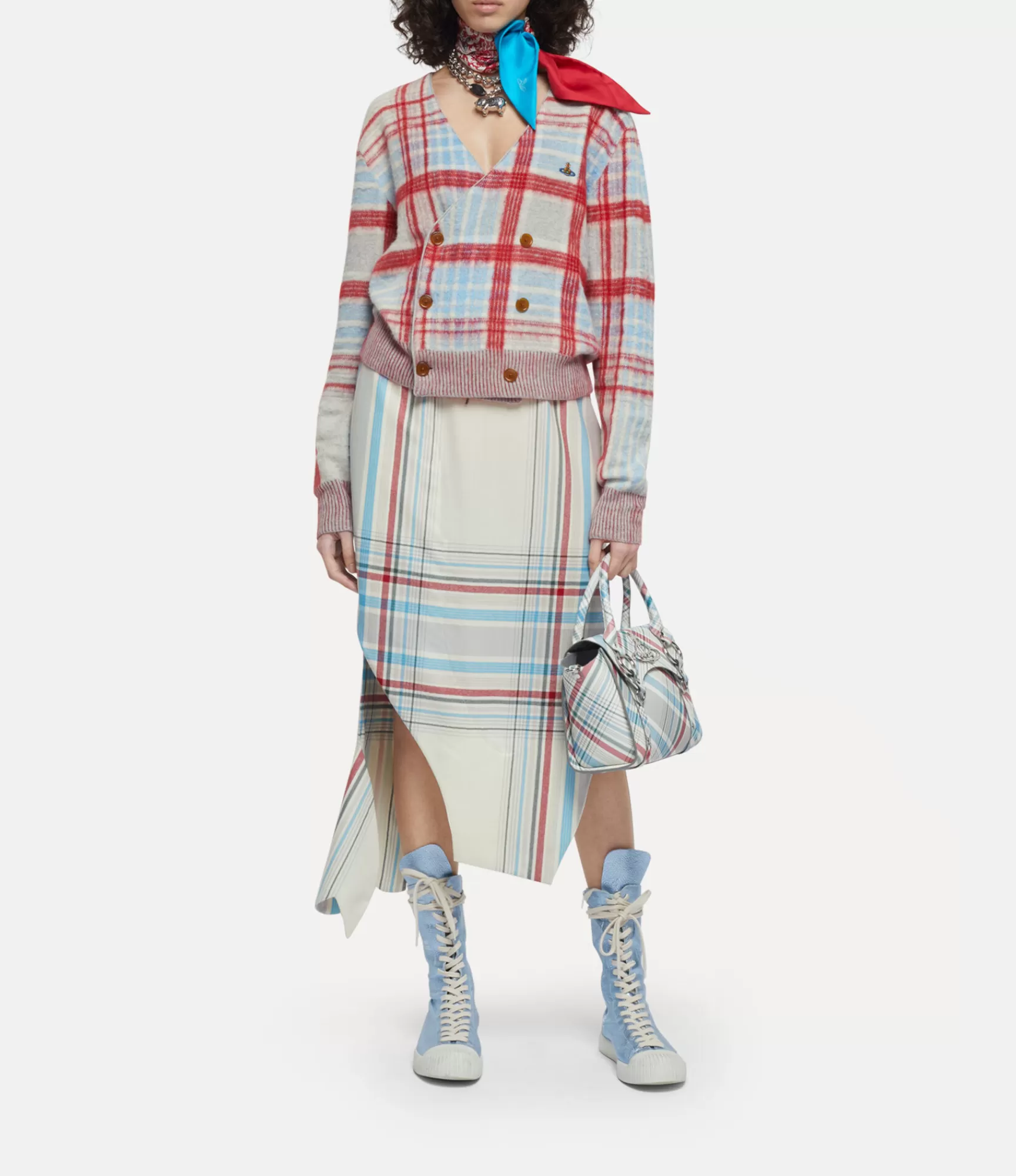 Vivienne Westwood Knitwear*Madras d.b Multi