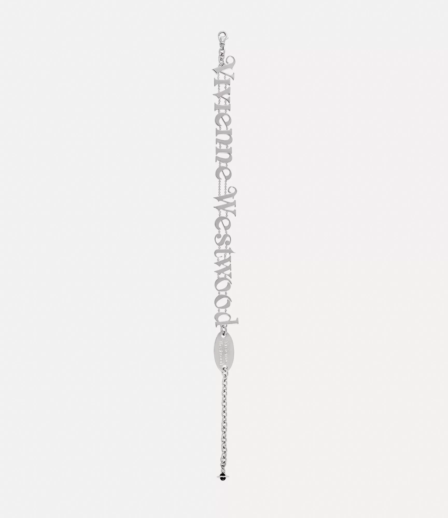 Vivienne Westwood Necklaces*Man. raimunda choker Platinum / Black Enamel