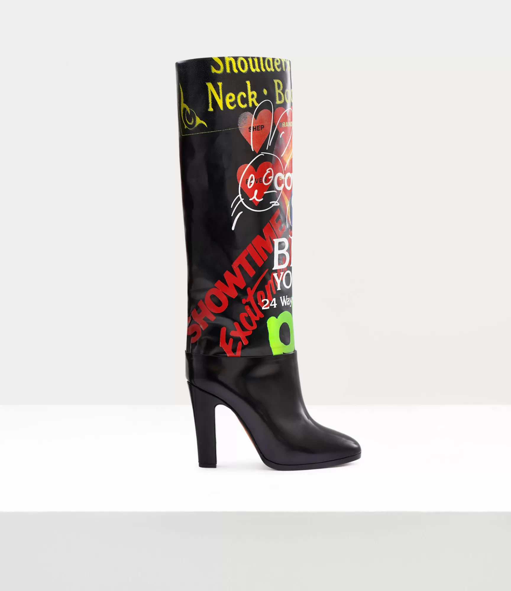 Vivienne Westwood Boots*Midas boot Meaningless Print