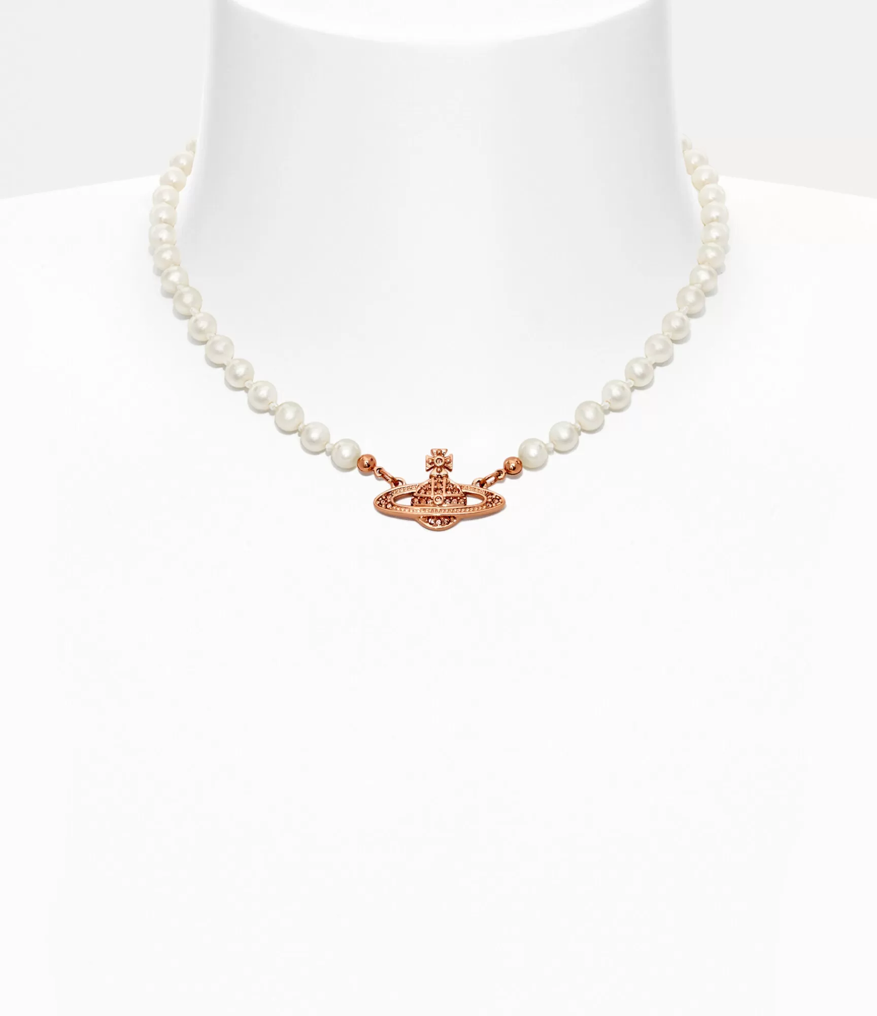 Vivienne Westwood Necklaces*Mini bas relief choker Pink Gold