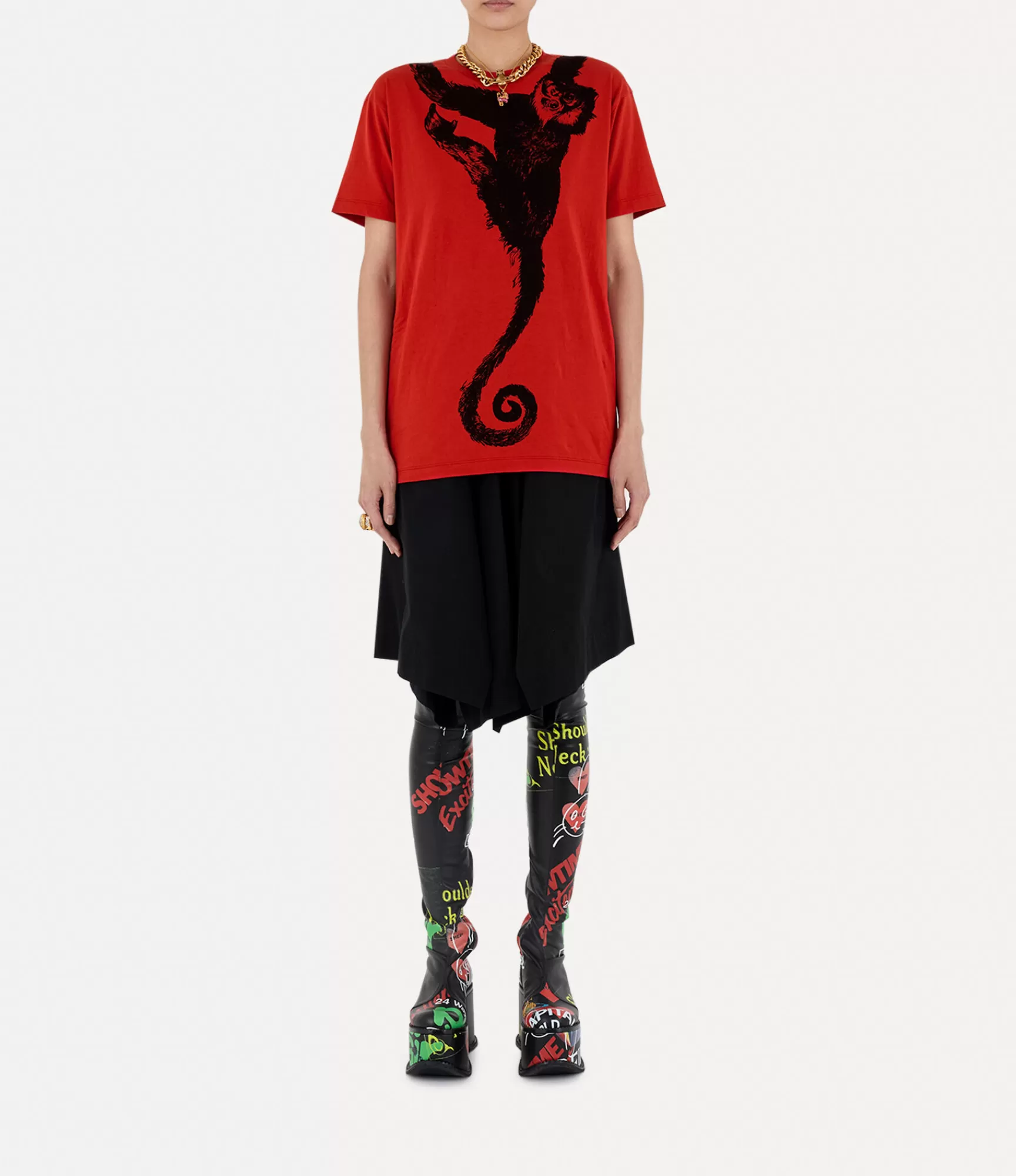 Vivienne Westwood T-Shirts and Polos | Sweatshirts and T-Shirts*MONKEY CLASSIC T-SHIRT Red