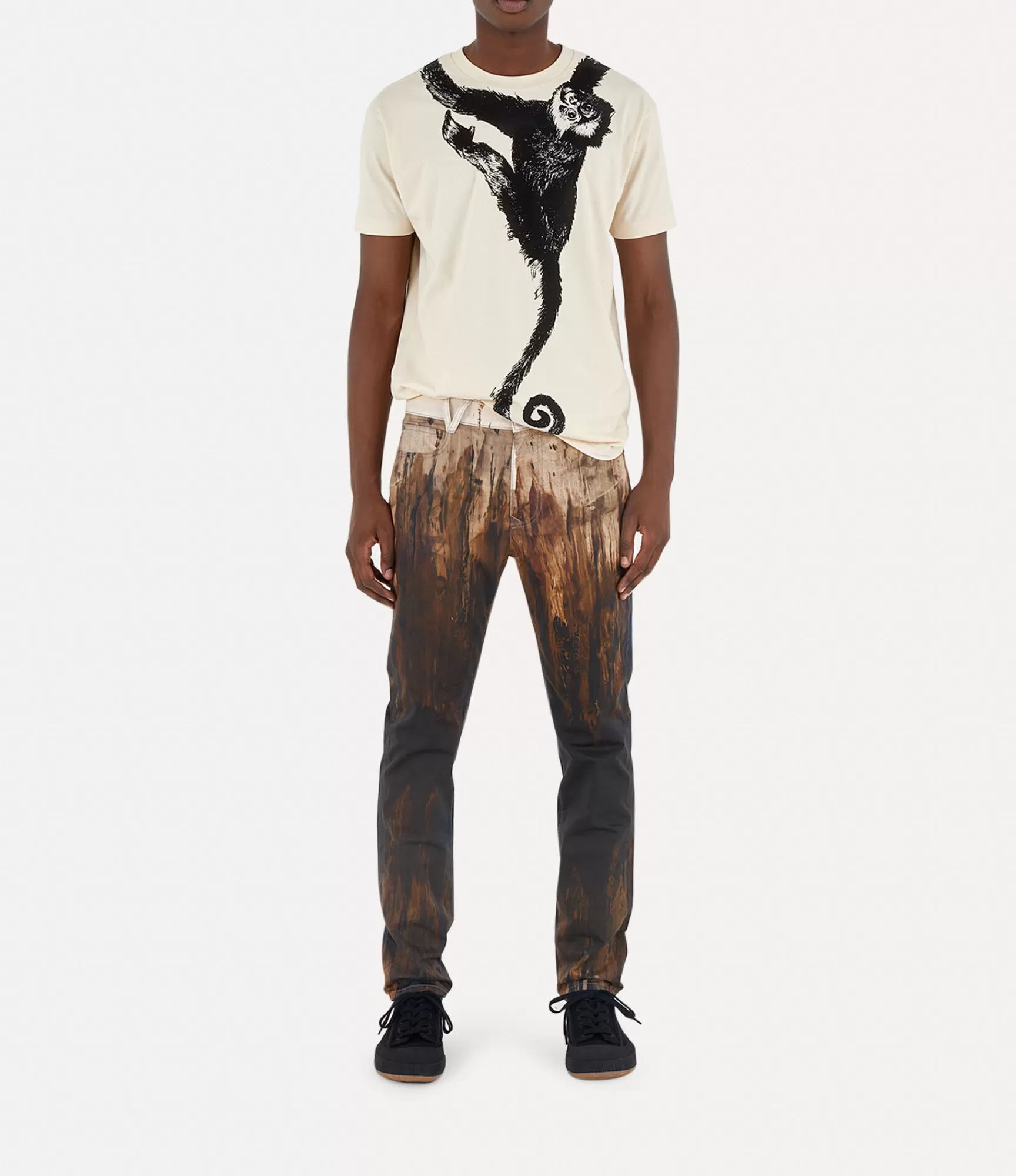 Vivienne Westwood T-Shirts and Polos | Sweatshirts and T-Shirts*MONKEY CLASSIC T-SHIRT Stone