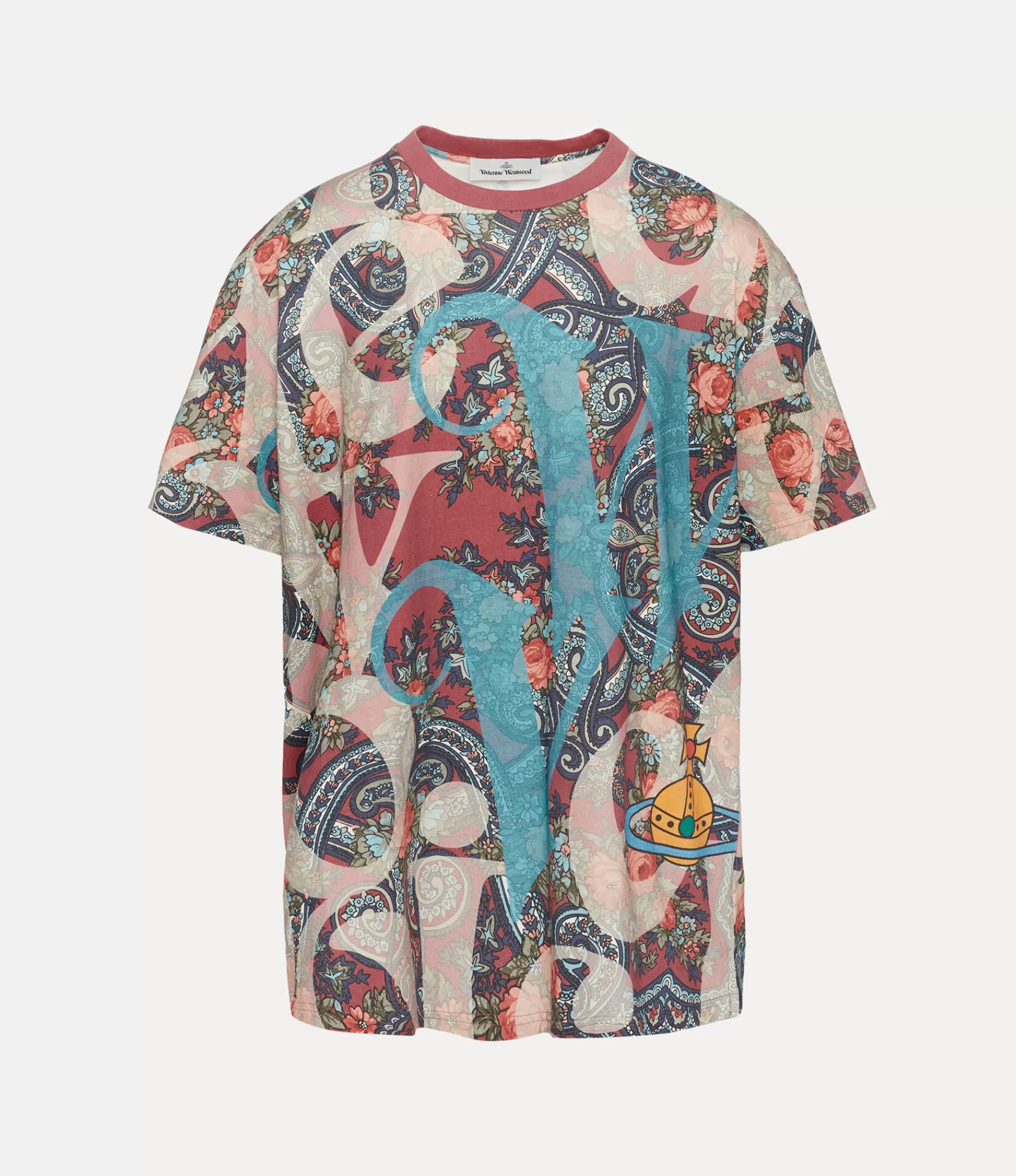 Vivienne Westwood T-Shirts and Polos | Sweatshirts and T-Shirts*Oversized t-shirt Rose Paisley