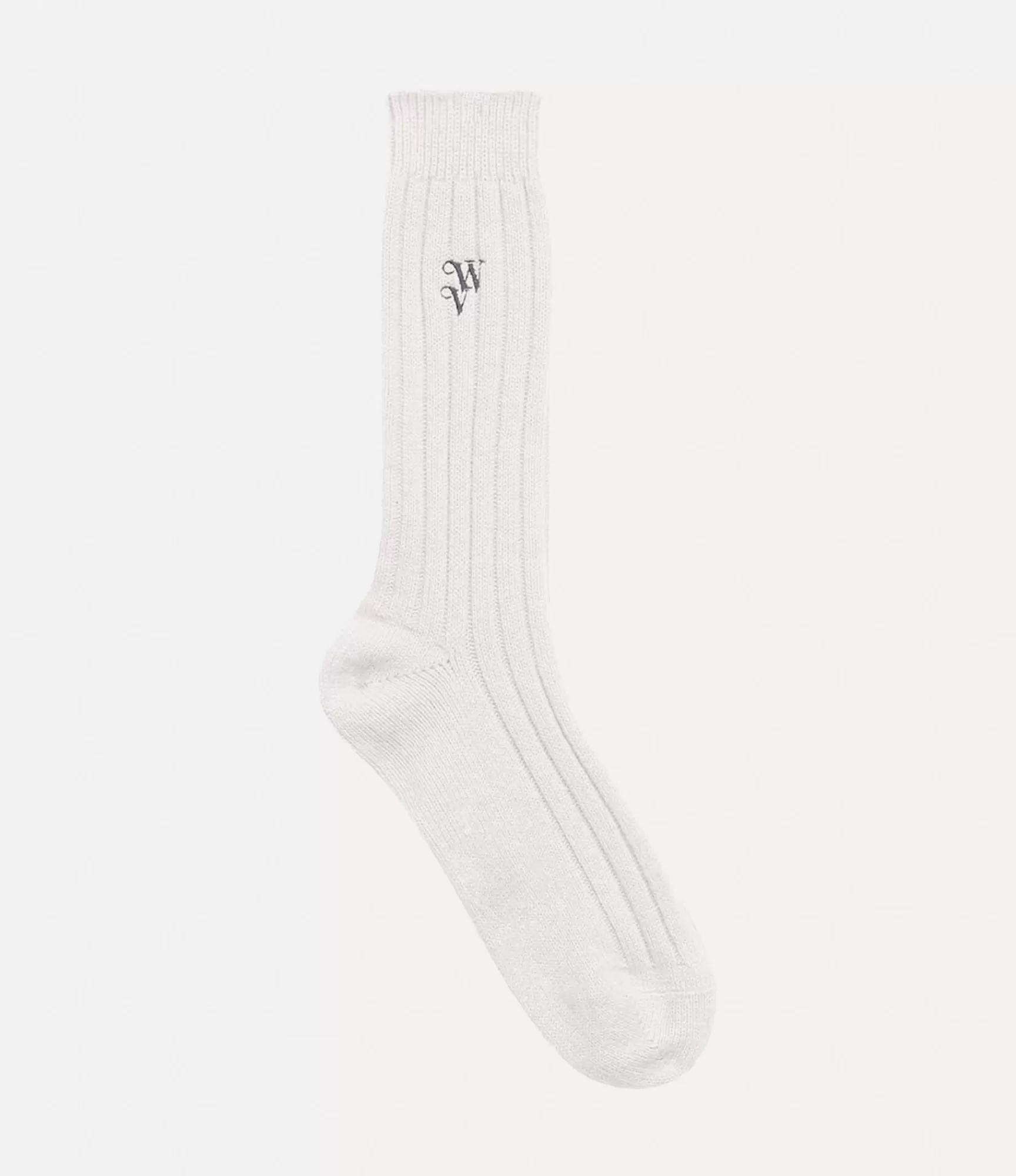 Vivienne Westwood Socks | Socks and Tights*Rib cashmere socks Natural White