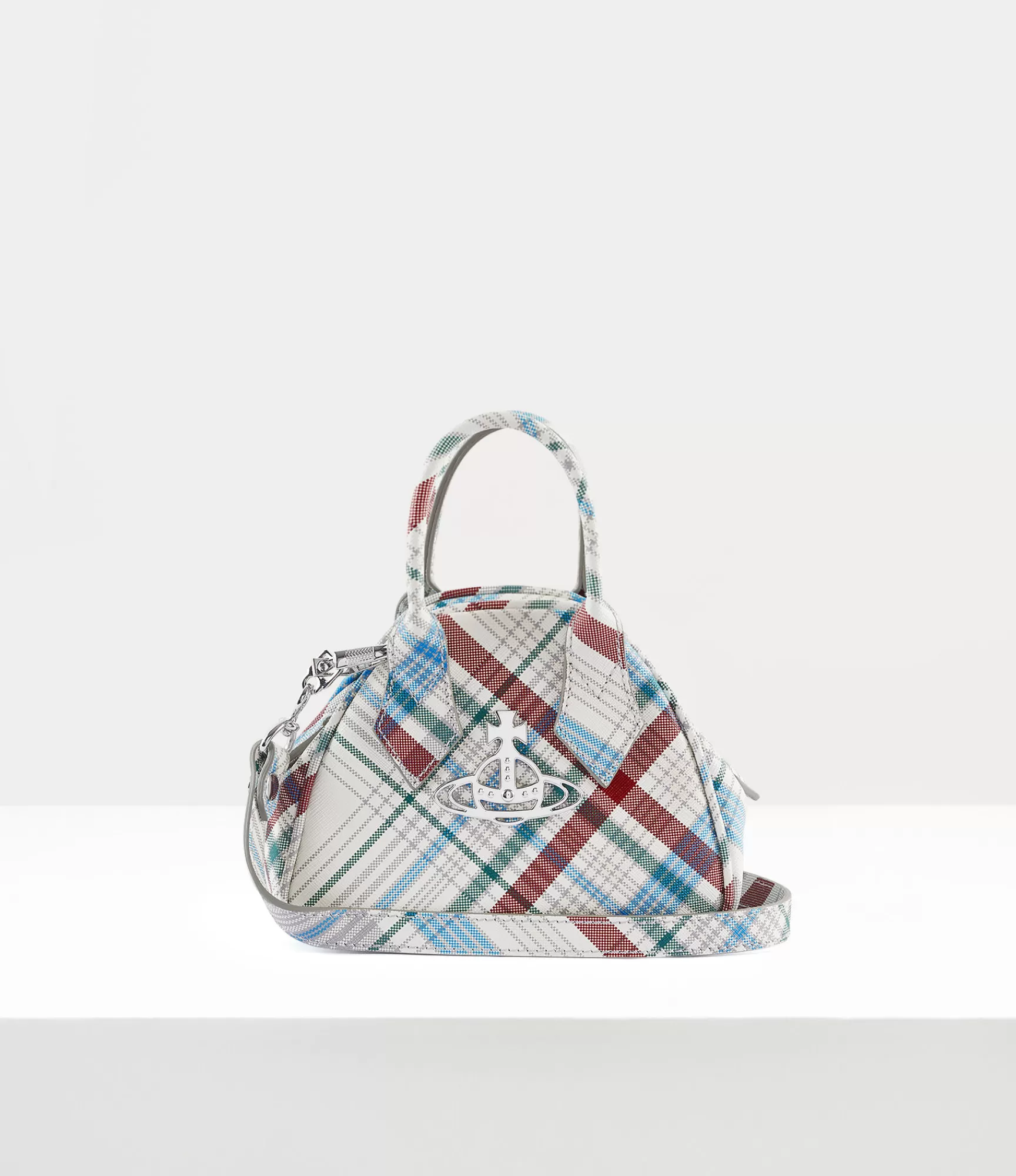Vivienne Westwood Handbags | Crossbody Bags*Saffiano printed mini yasmine Madras Check