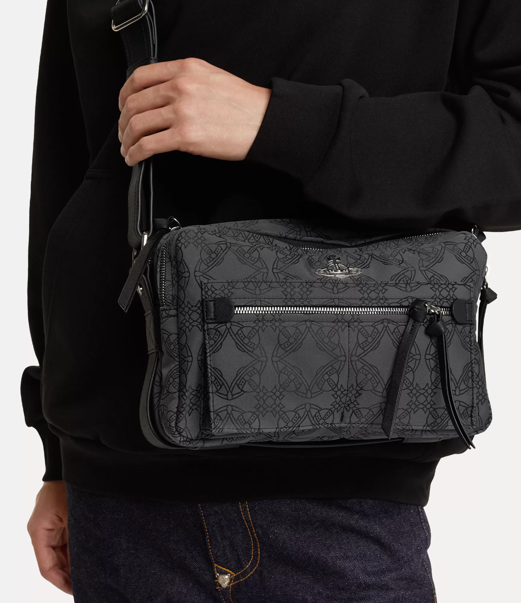 Vivienne Westwood Crossbody Bags*Satchel bag Black / Grey