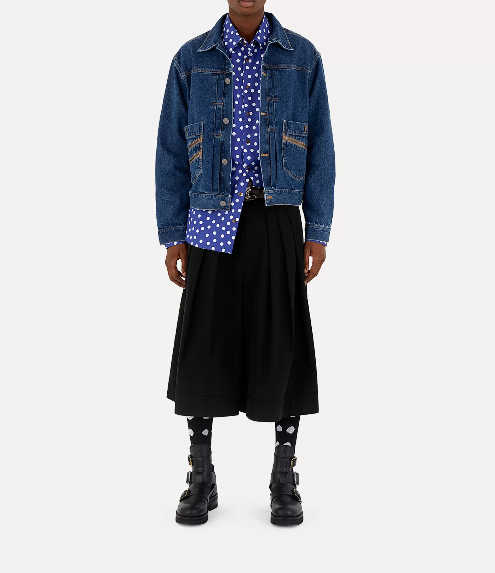 Vivienne Westwood Coats and Jackets*Spray orb marlene jacket Blue