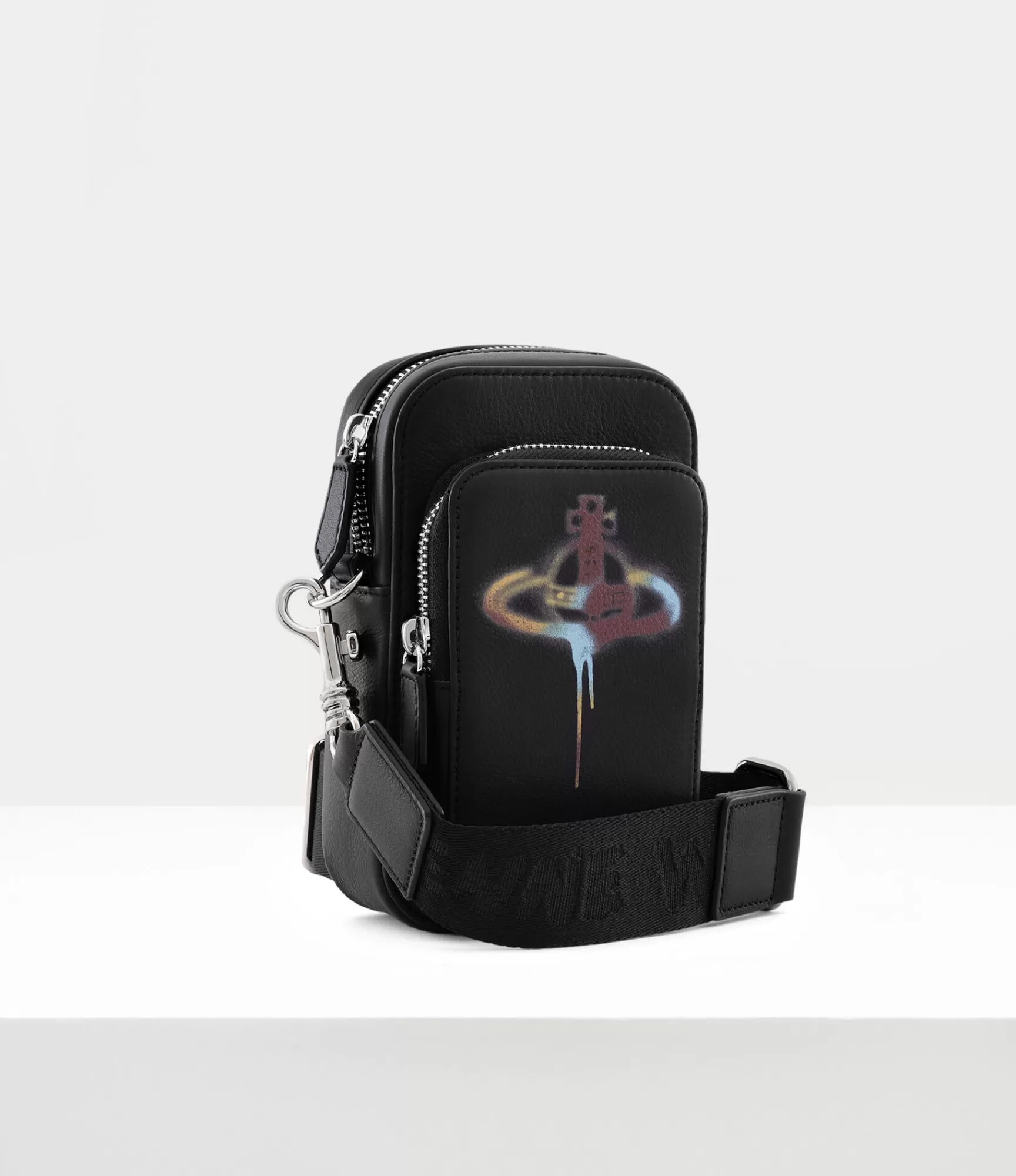 Vivienne Westwood Crossbody Bags*Spray orb xbody bag Black Multi