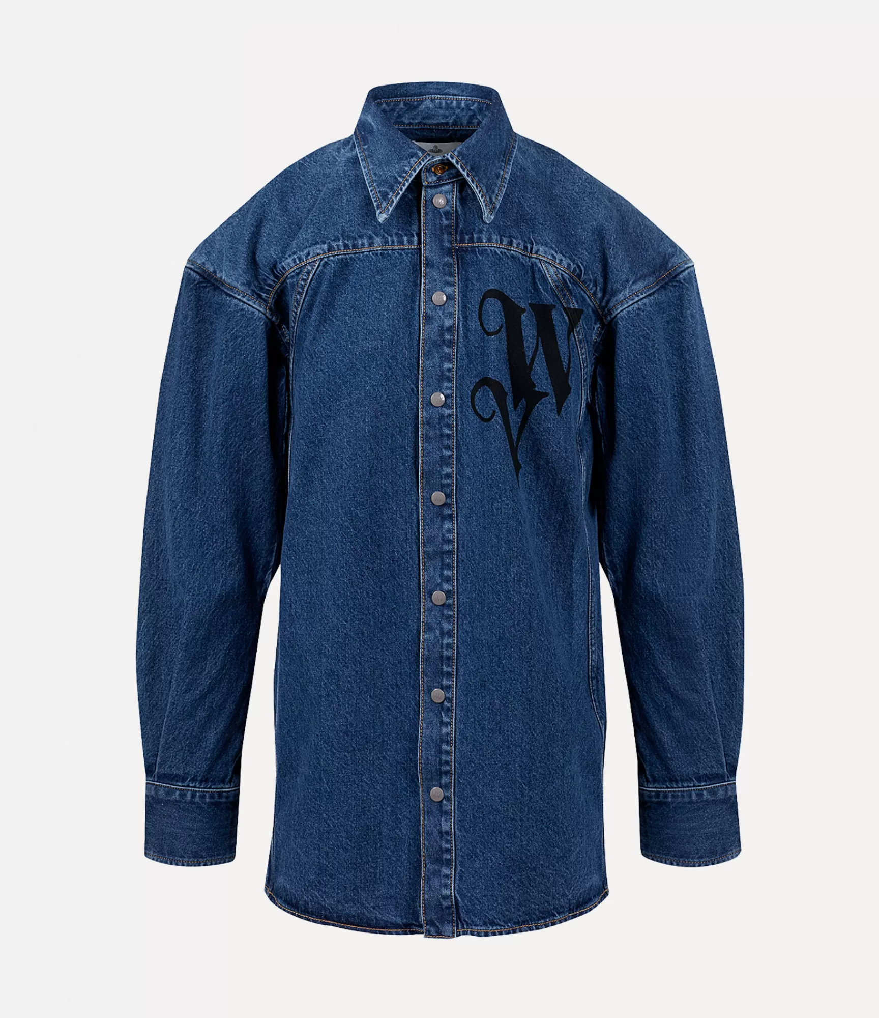 Vivienne Westwood Shirts*Spray vw football shirt Blue